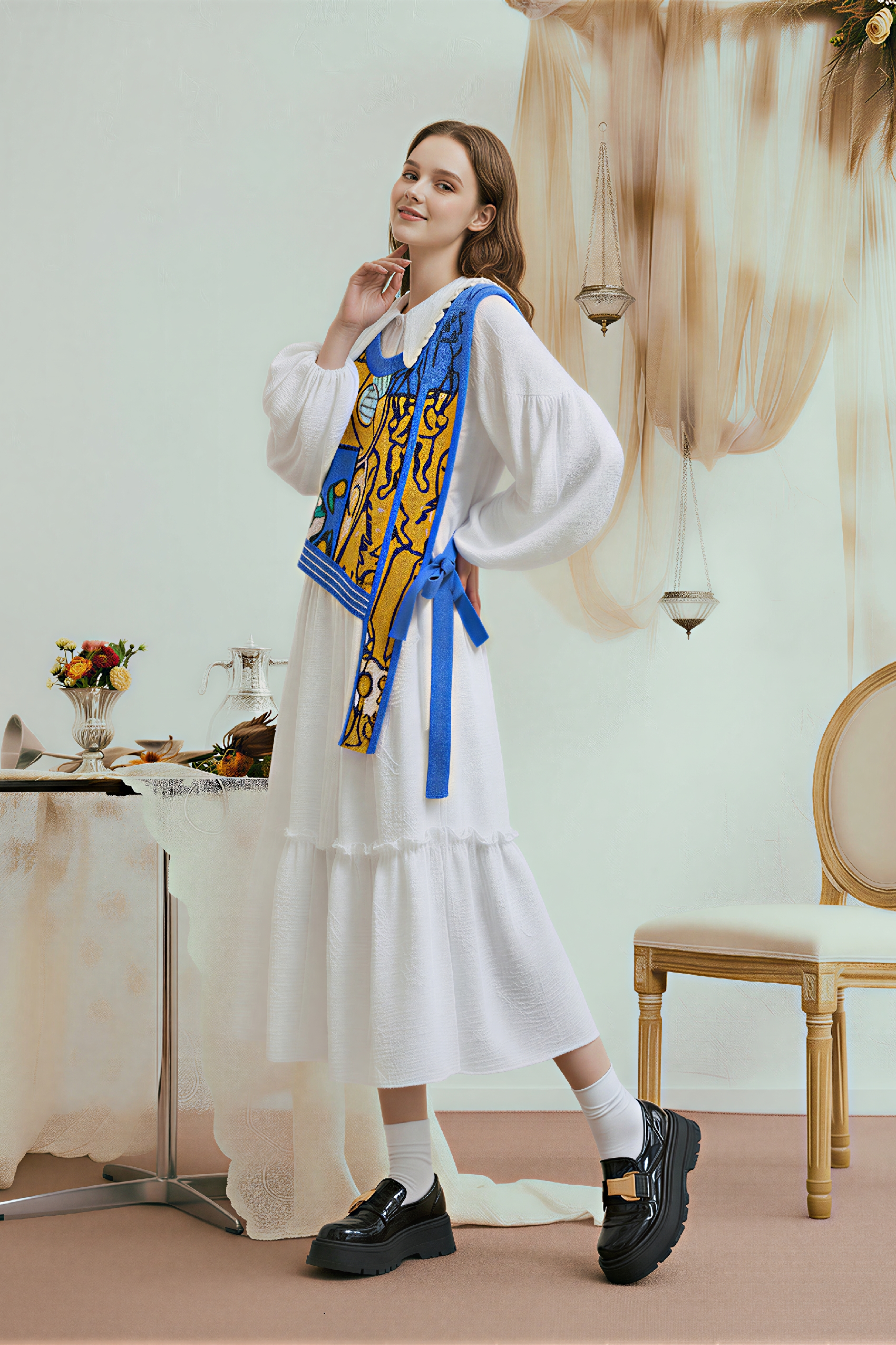 Vintage Sleeveless Knit Vest