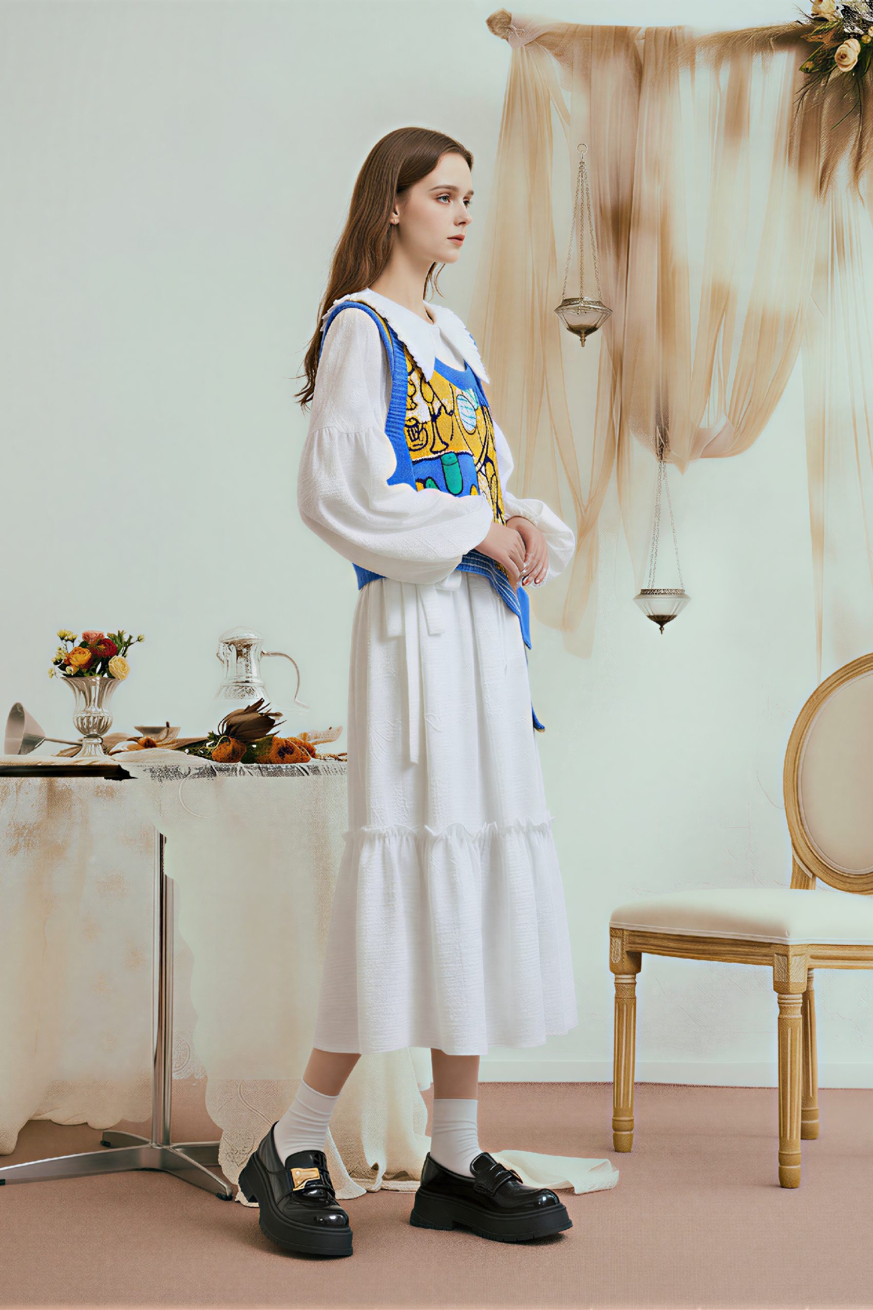 Vintage Sleeveless Knit Vest