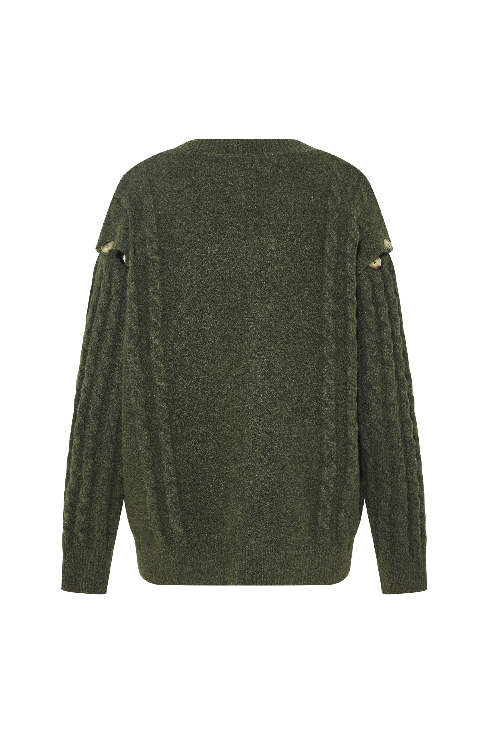 Van Gogh-Inspired V-Neck Knit Sweater