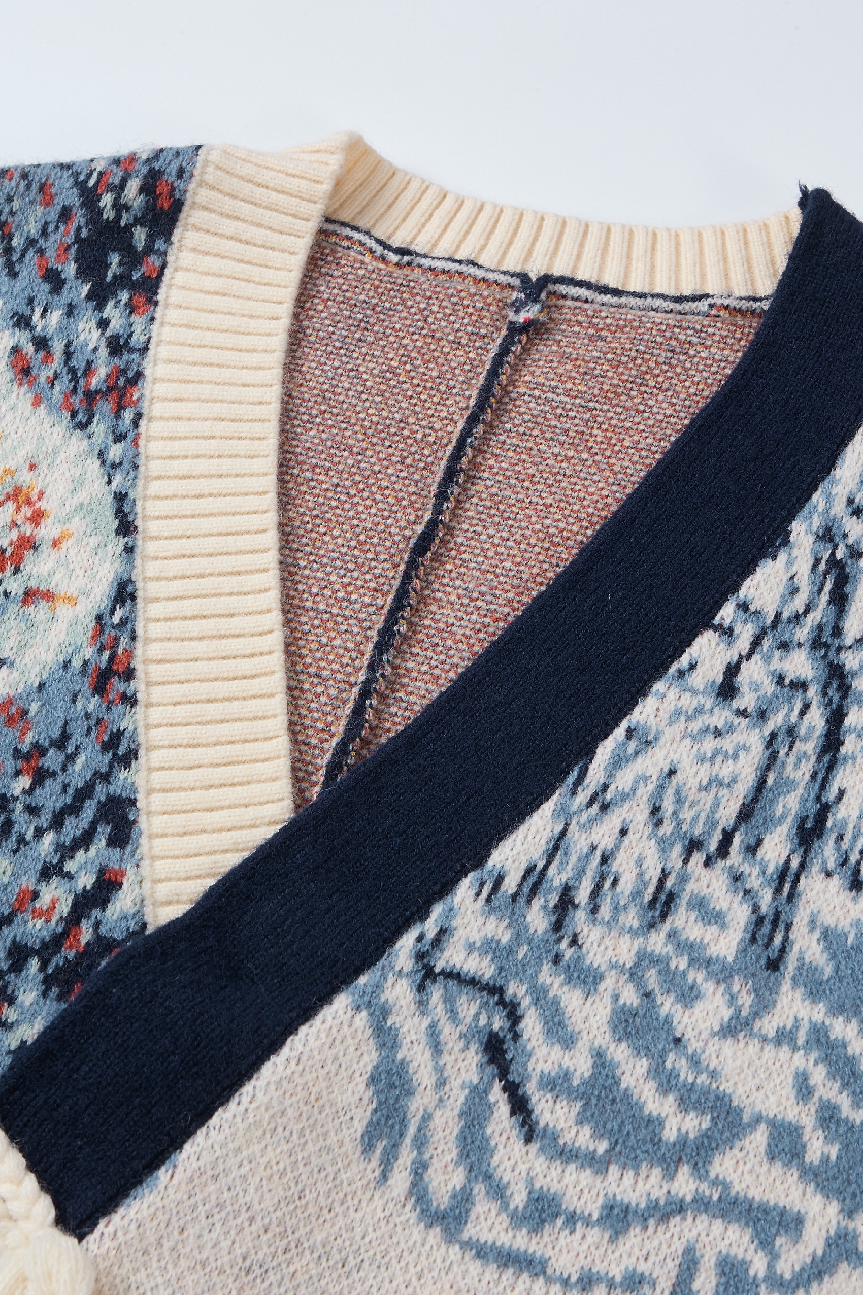 Van Gogh-Inspired Premium Knit Cardigan