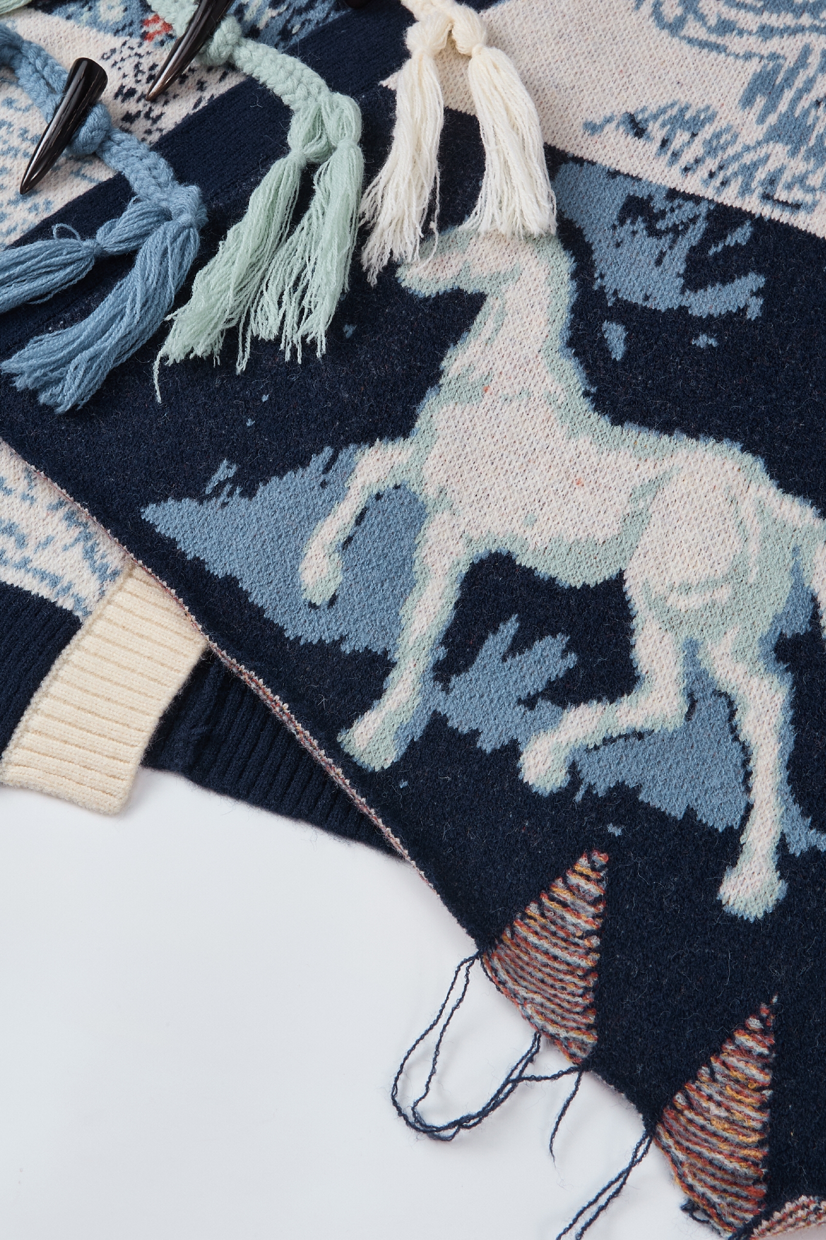 Van Gogh-Inspired Premium Knit Cardigan