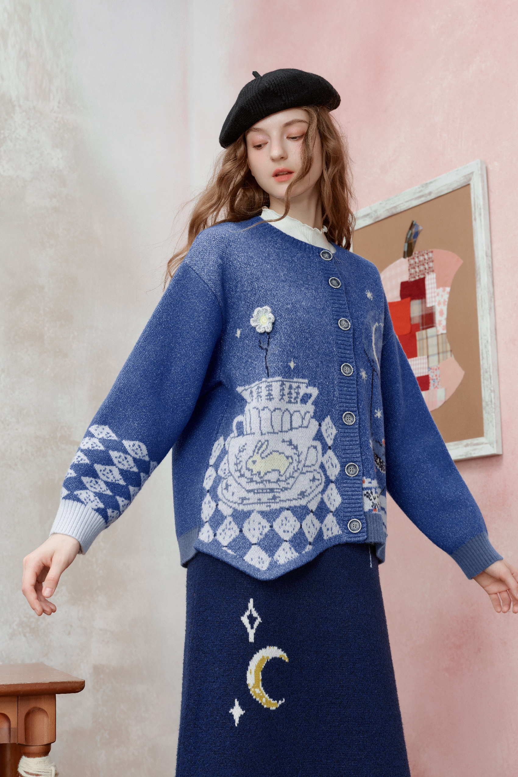 Emerging Artists Series Relaxed Knit Cardigan