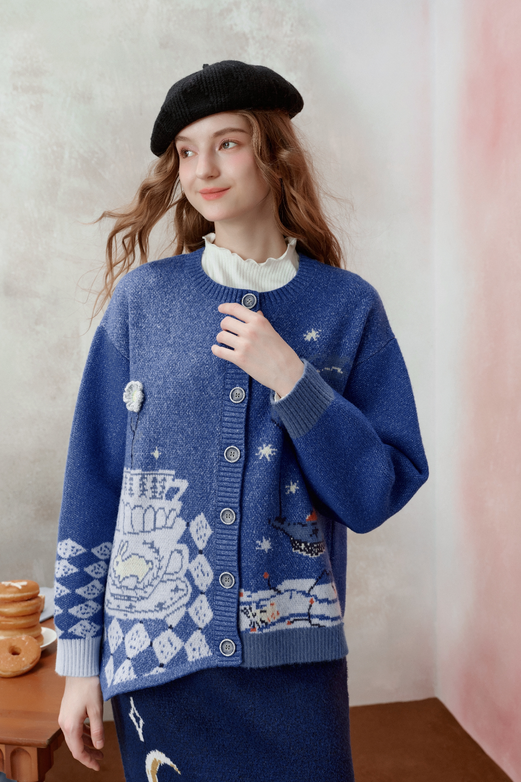 Emerging Artists Series Relaxed Knit Cardigan