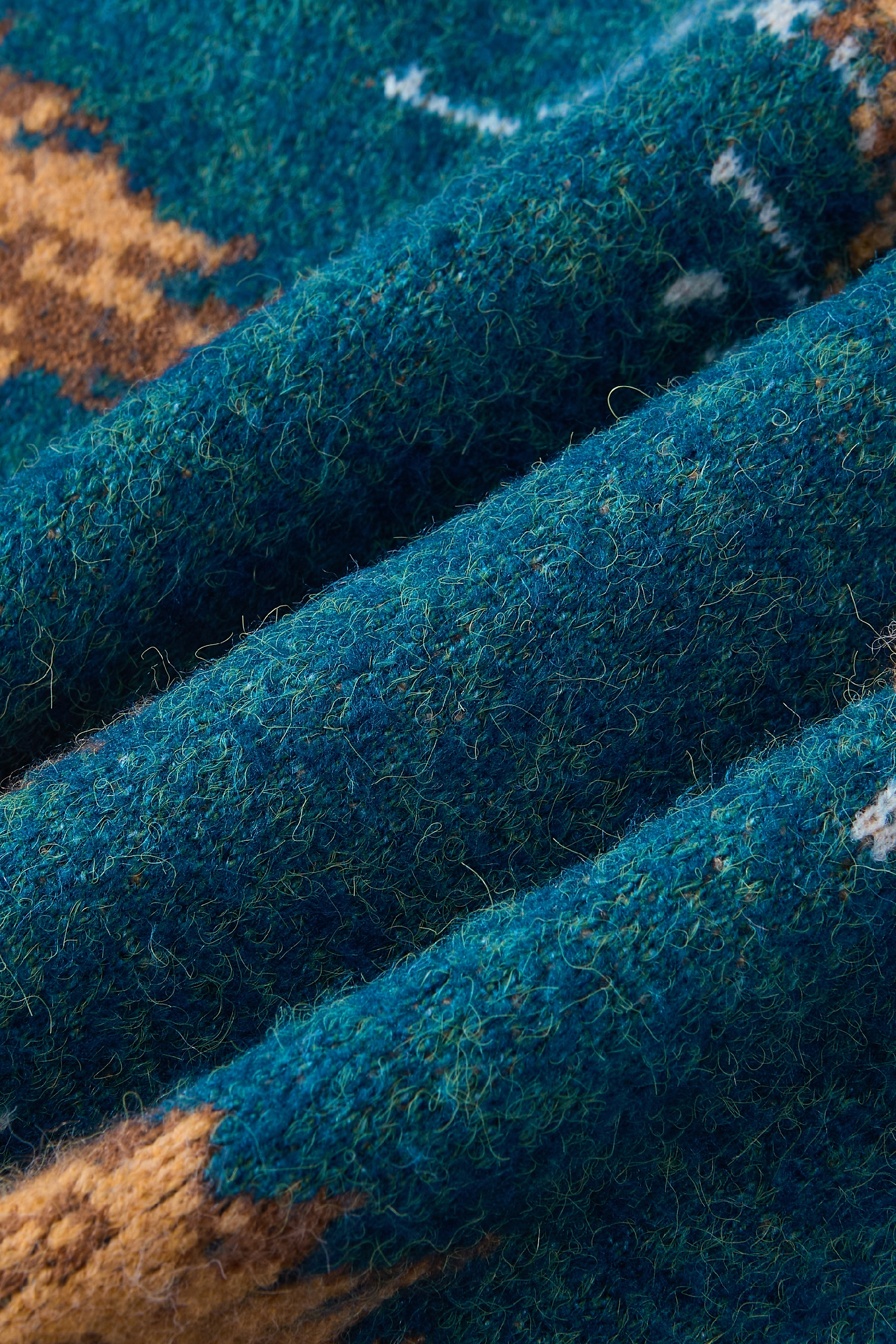 Van Gogh-Inspired Preppy Knit Sweater