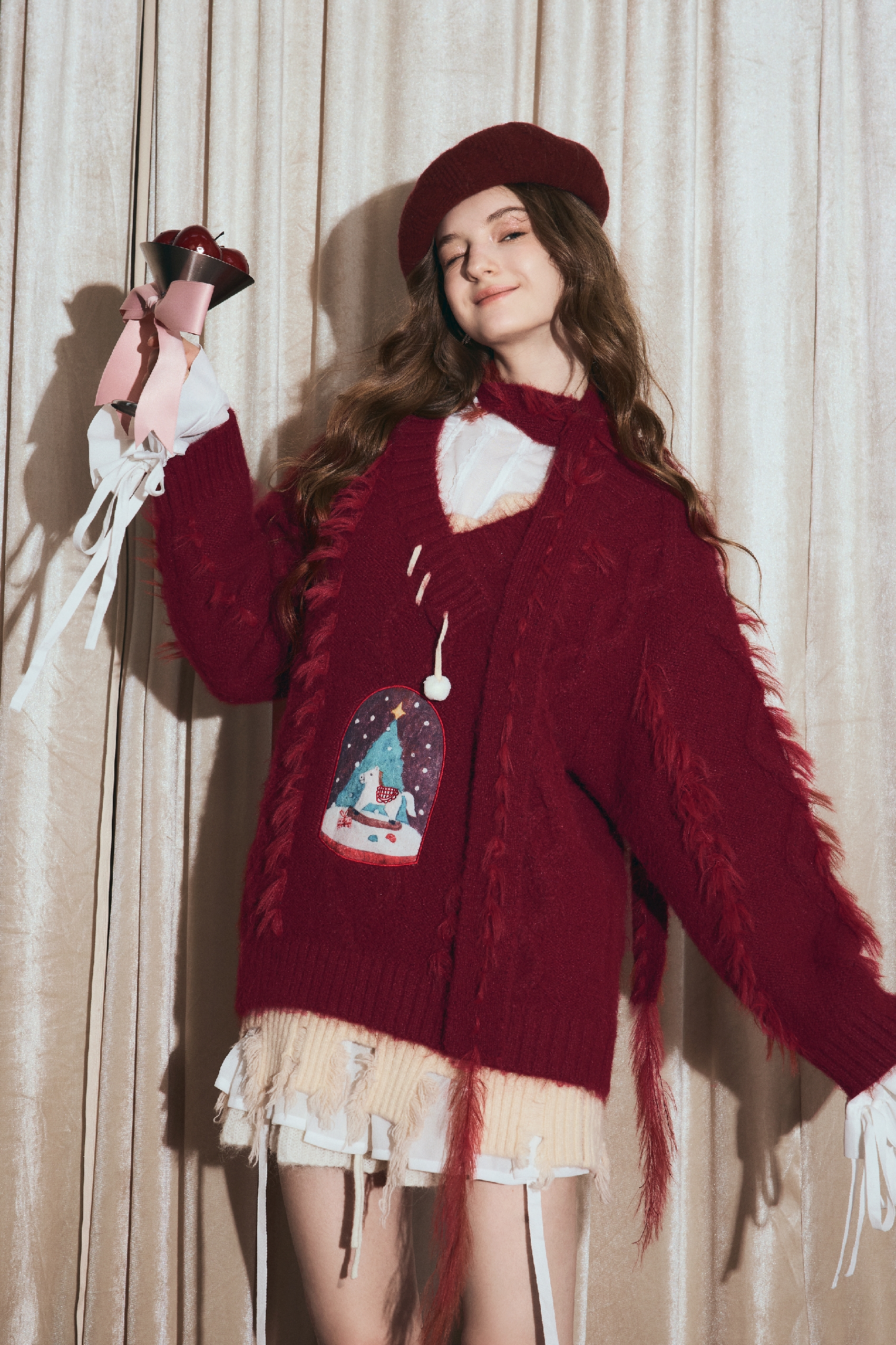 Lazy style inner layer sweater