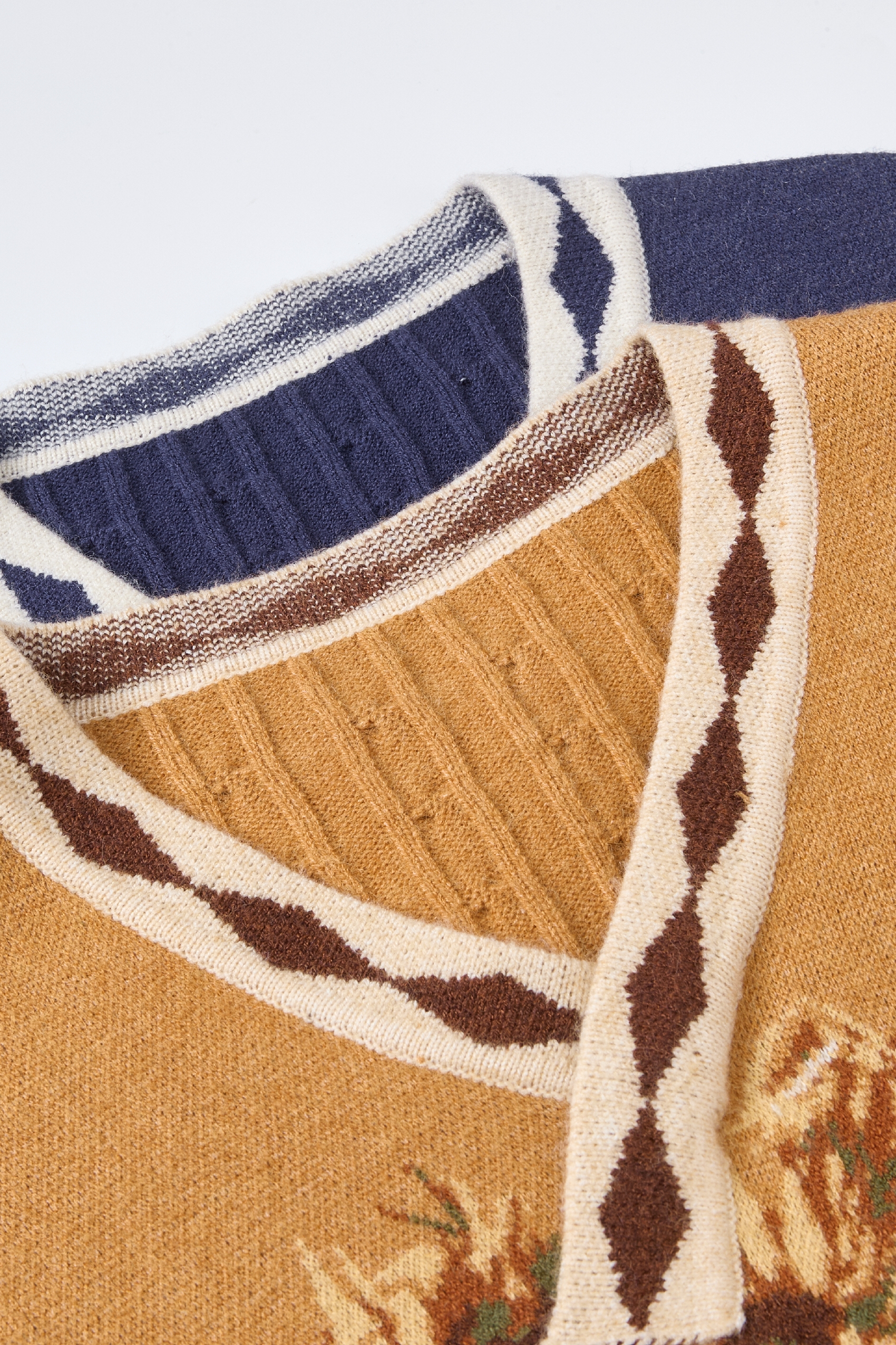 Van Gogh-Inspired Oil-Painting Knit Sweater