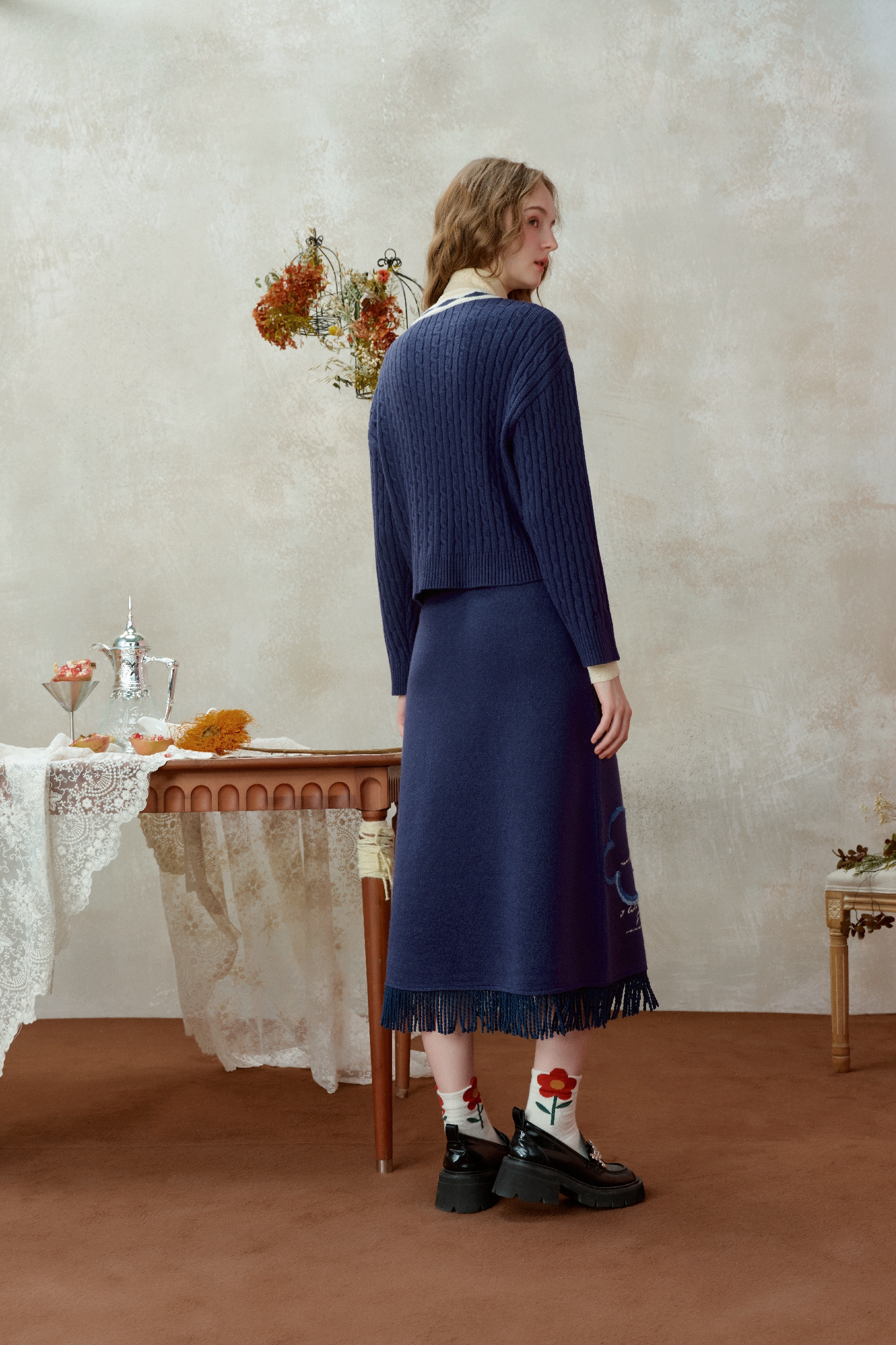 Van Gogh-Inspired Oil-Painting Knit Sweater