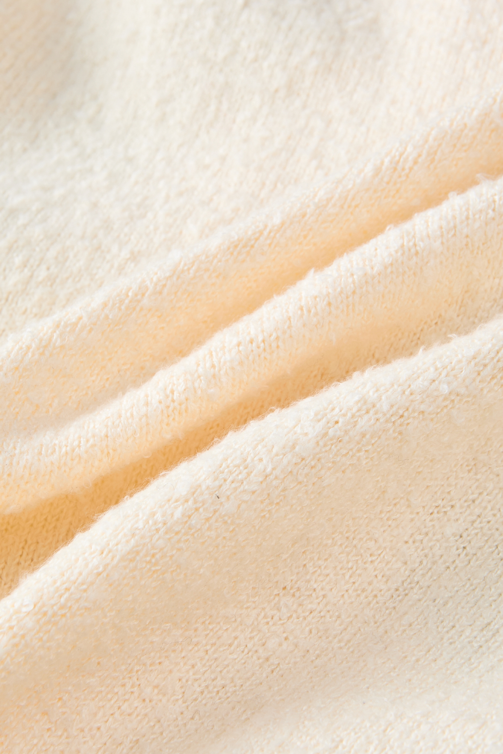 White high-end knit sweater