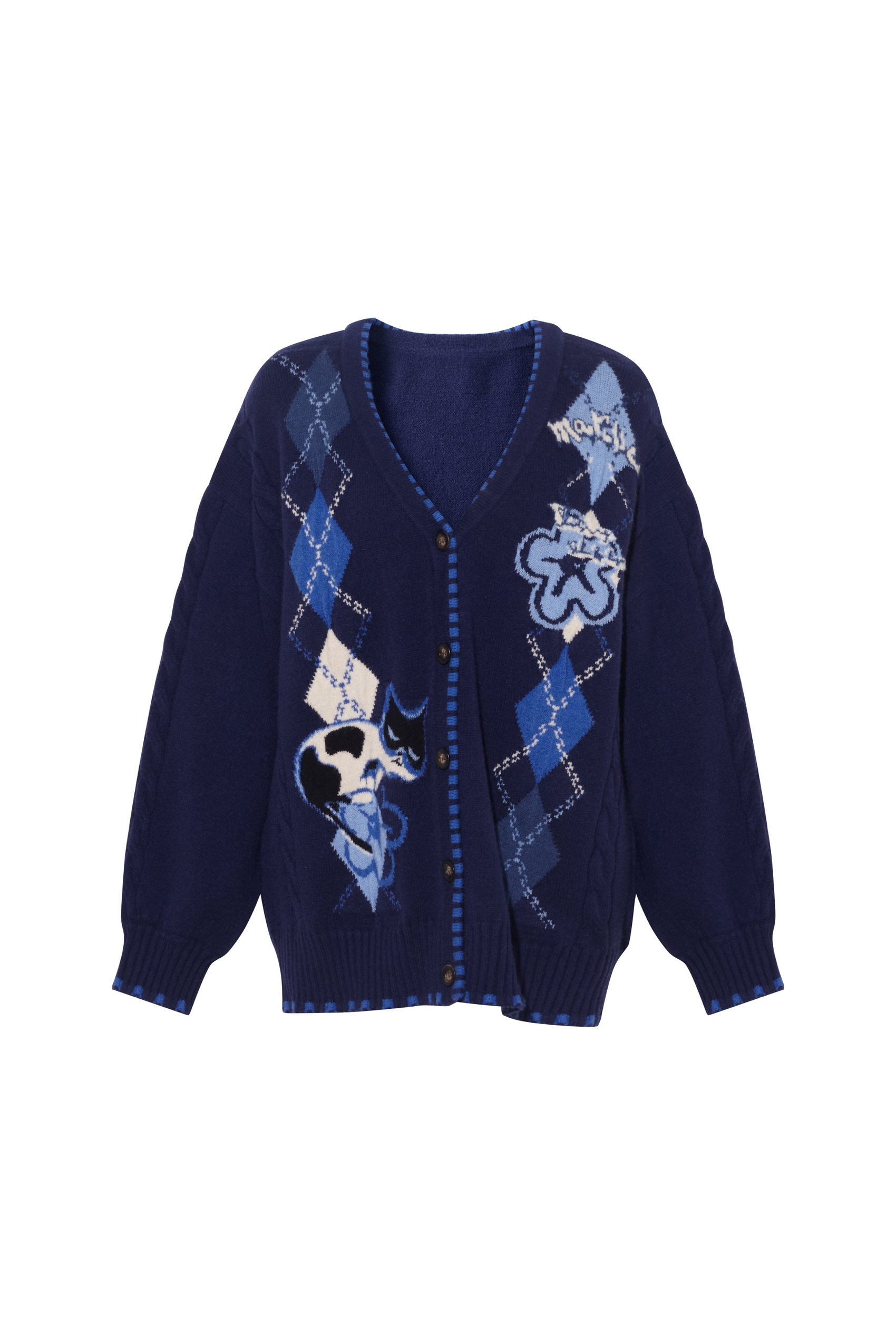 Christmas jacquard knit sweater