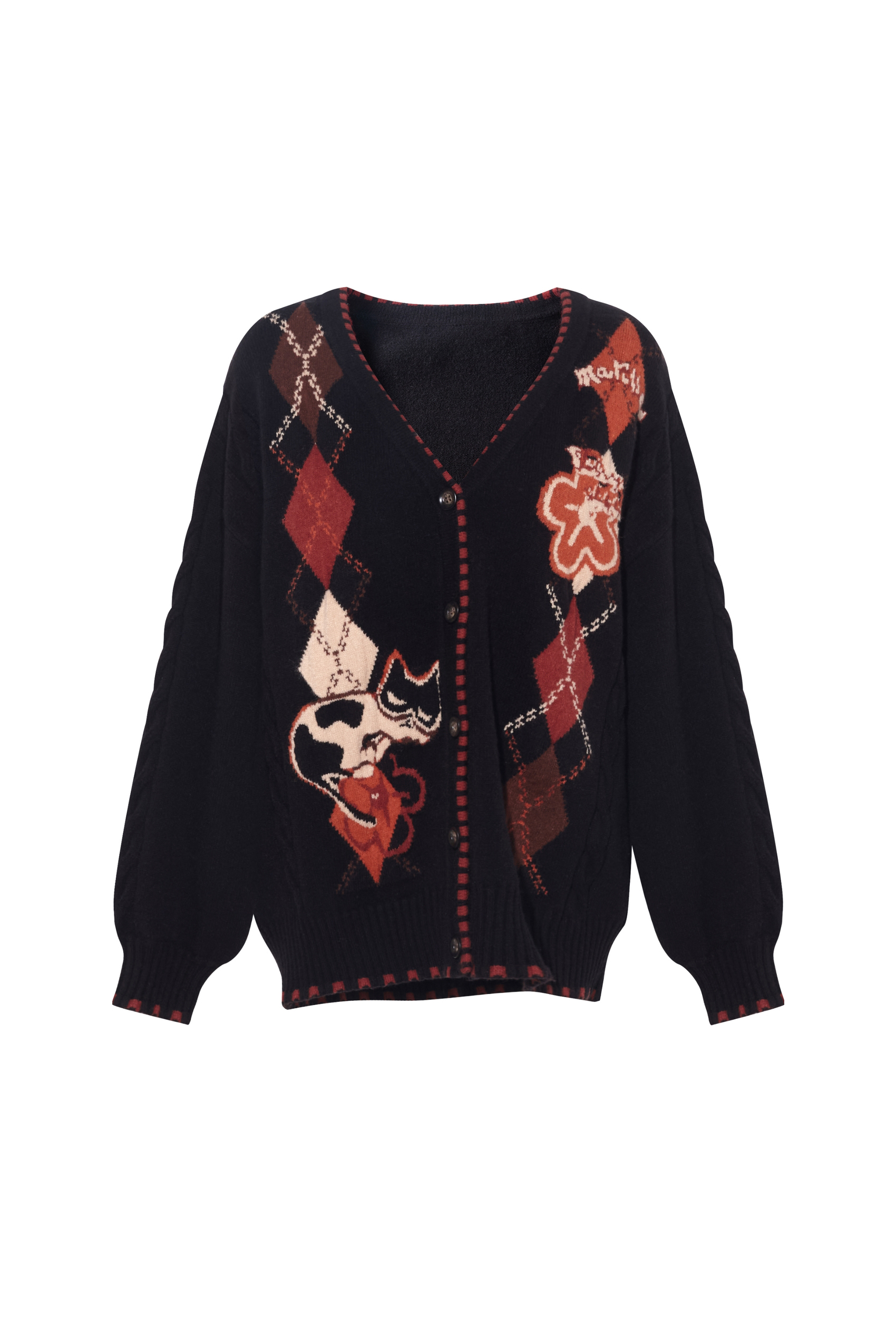 Christmas jacquard knit sweater