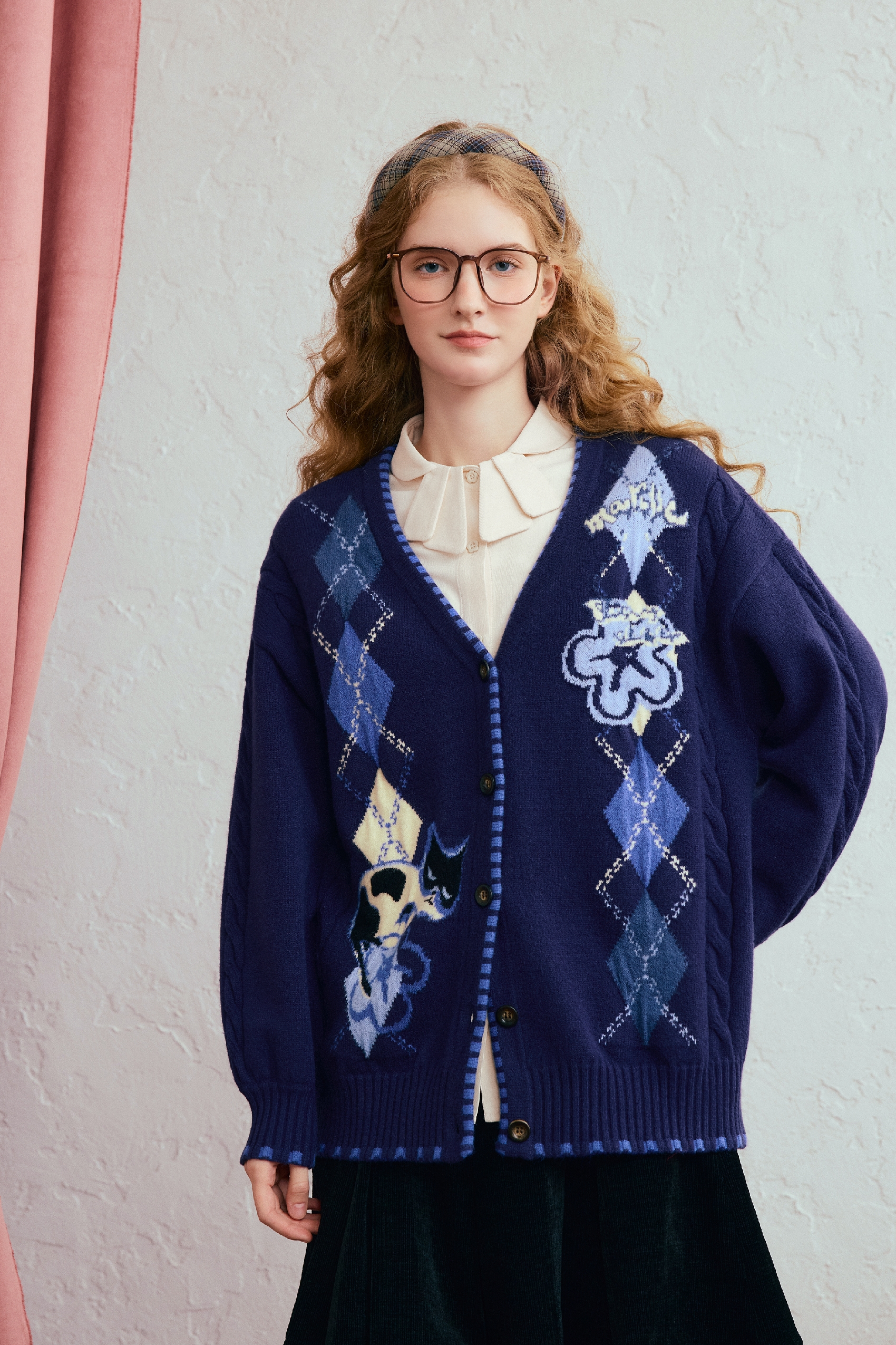 Christmas jacquard knit sweater