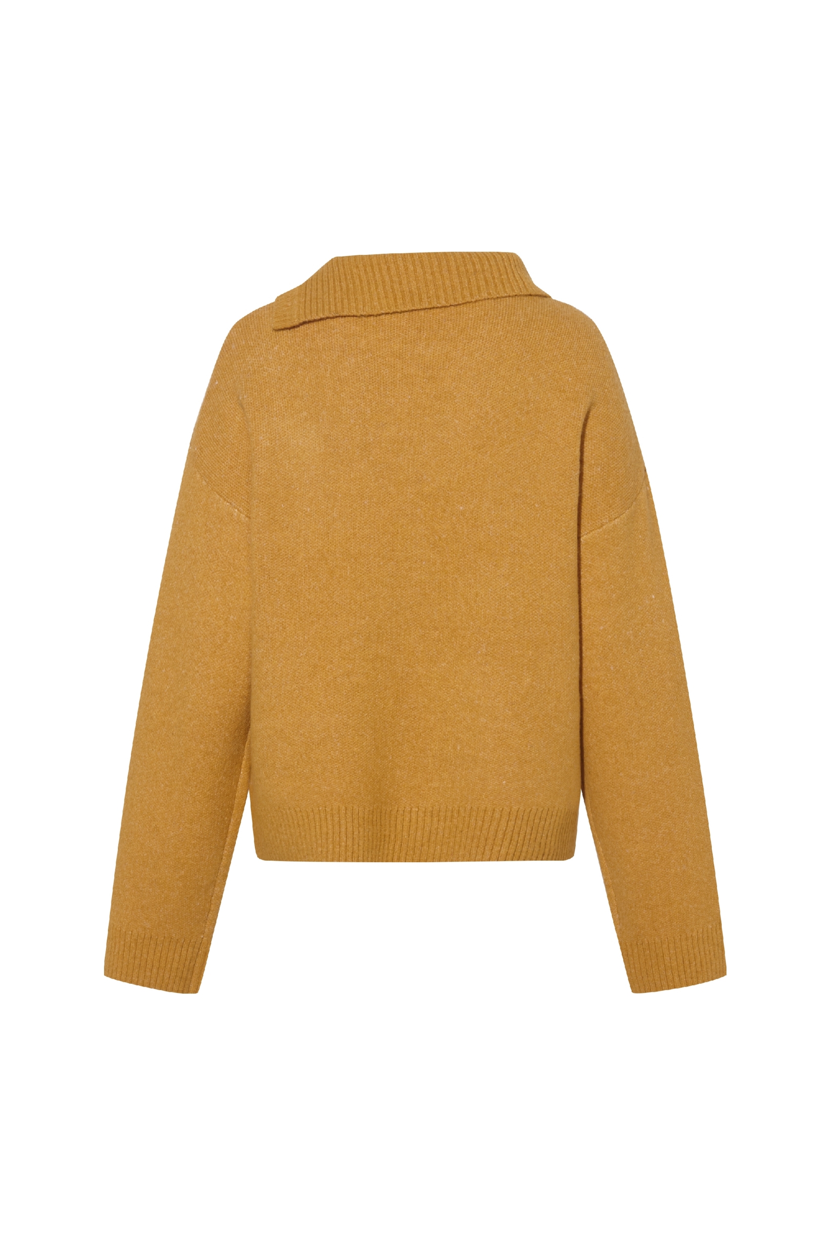 Lazy style lapel sweater