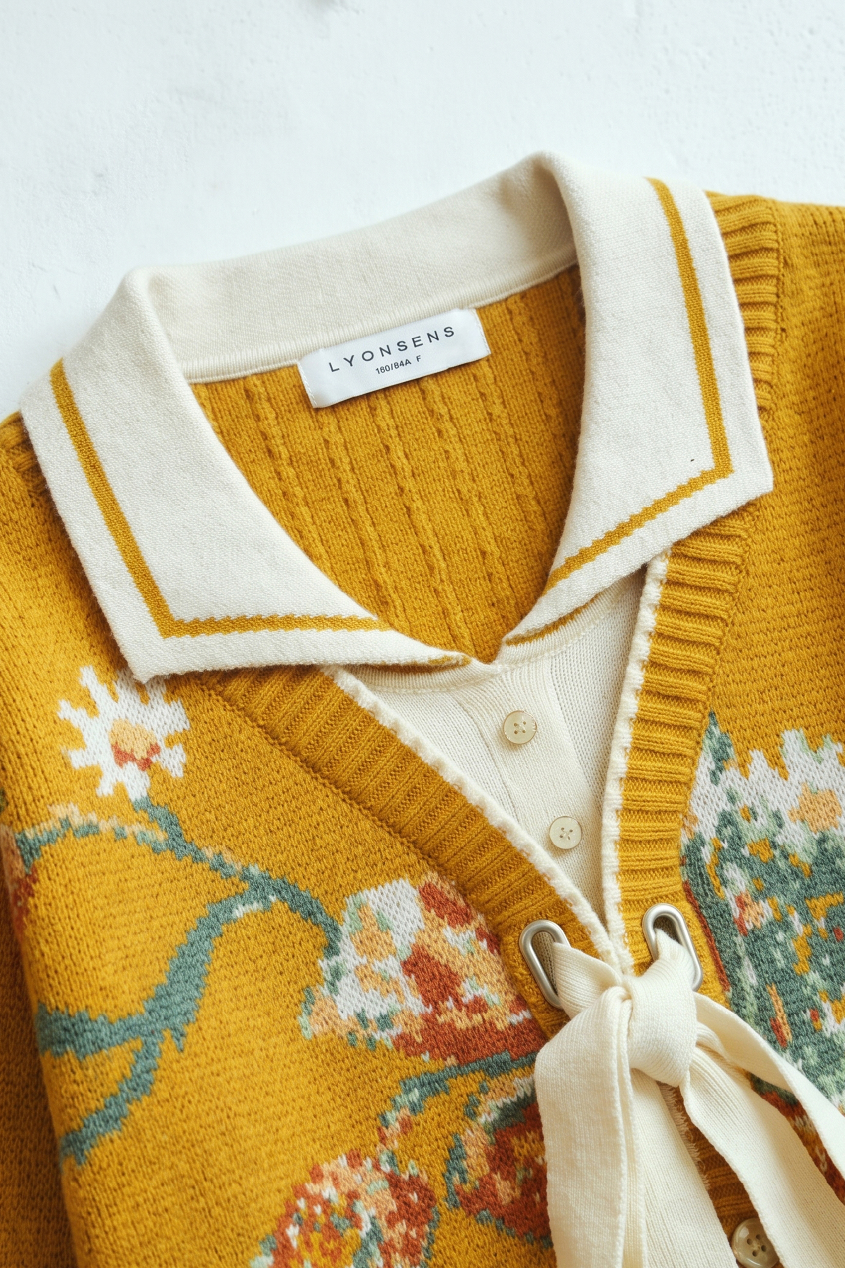 Matisse-Inspired Vintage-Style Two-Piece Look Sweater | LYONSENS Women's Fashion