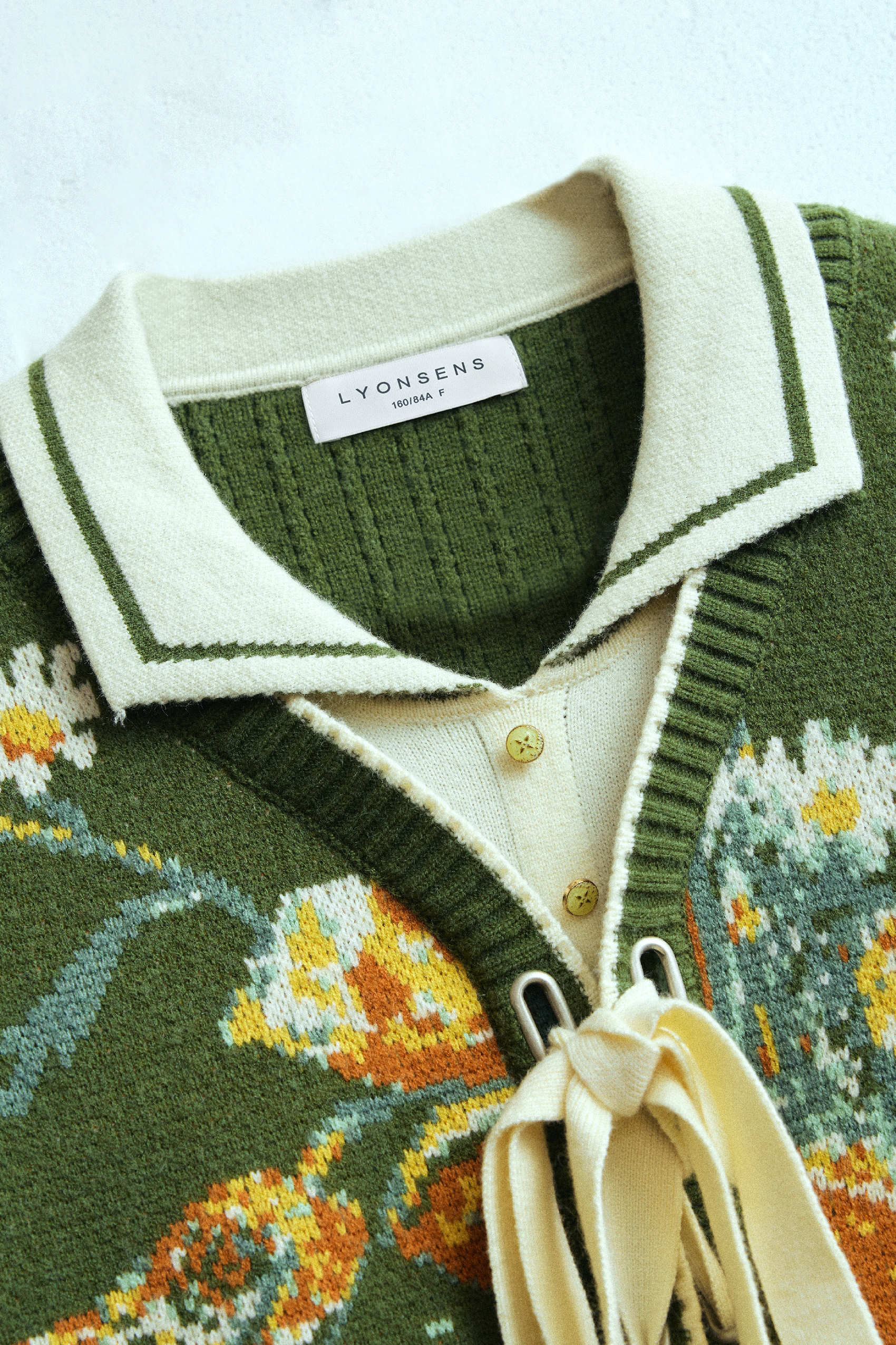 Matisse-Inspired Vintage-Style Two-Piece Look Sweater | LYONSENS Women's Fashion