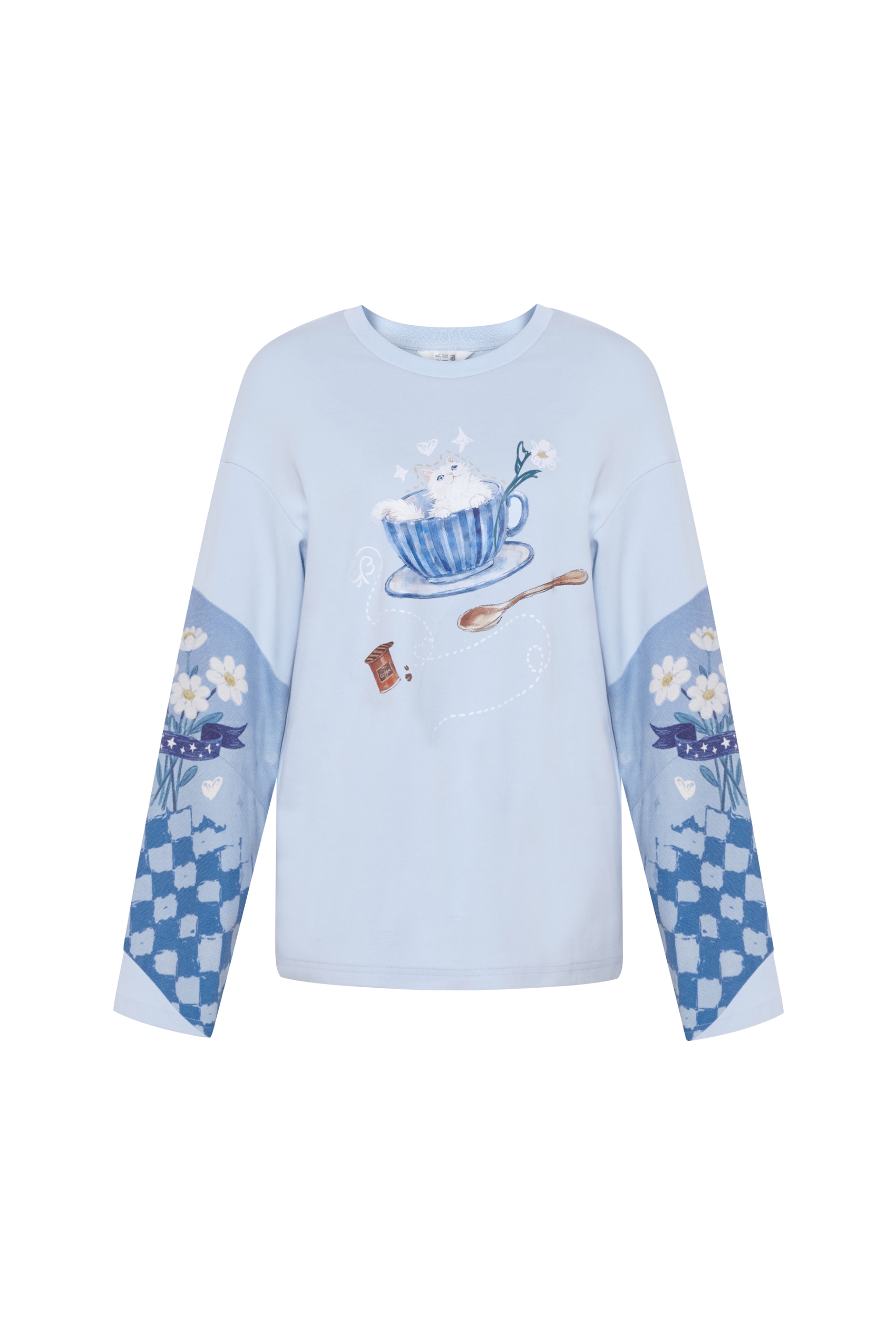 Loose-fitting long-sleeved base layer T-shirt