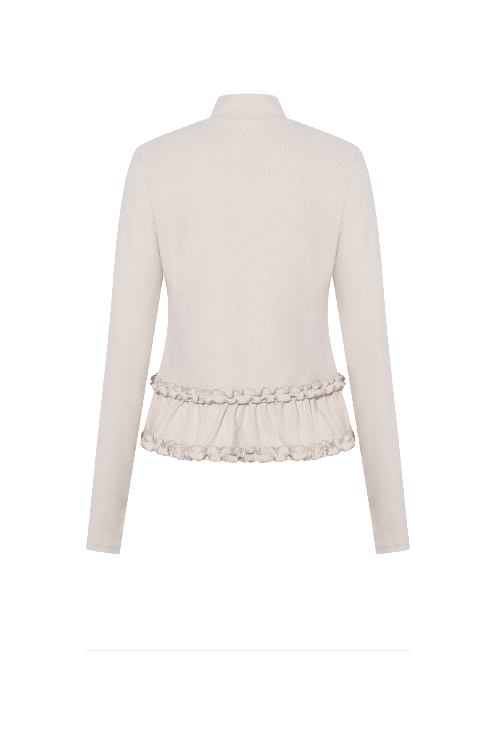 High-neck base layer long-sleeved T-shirt