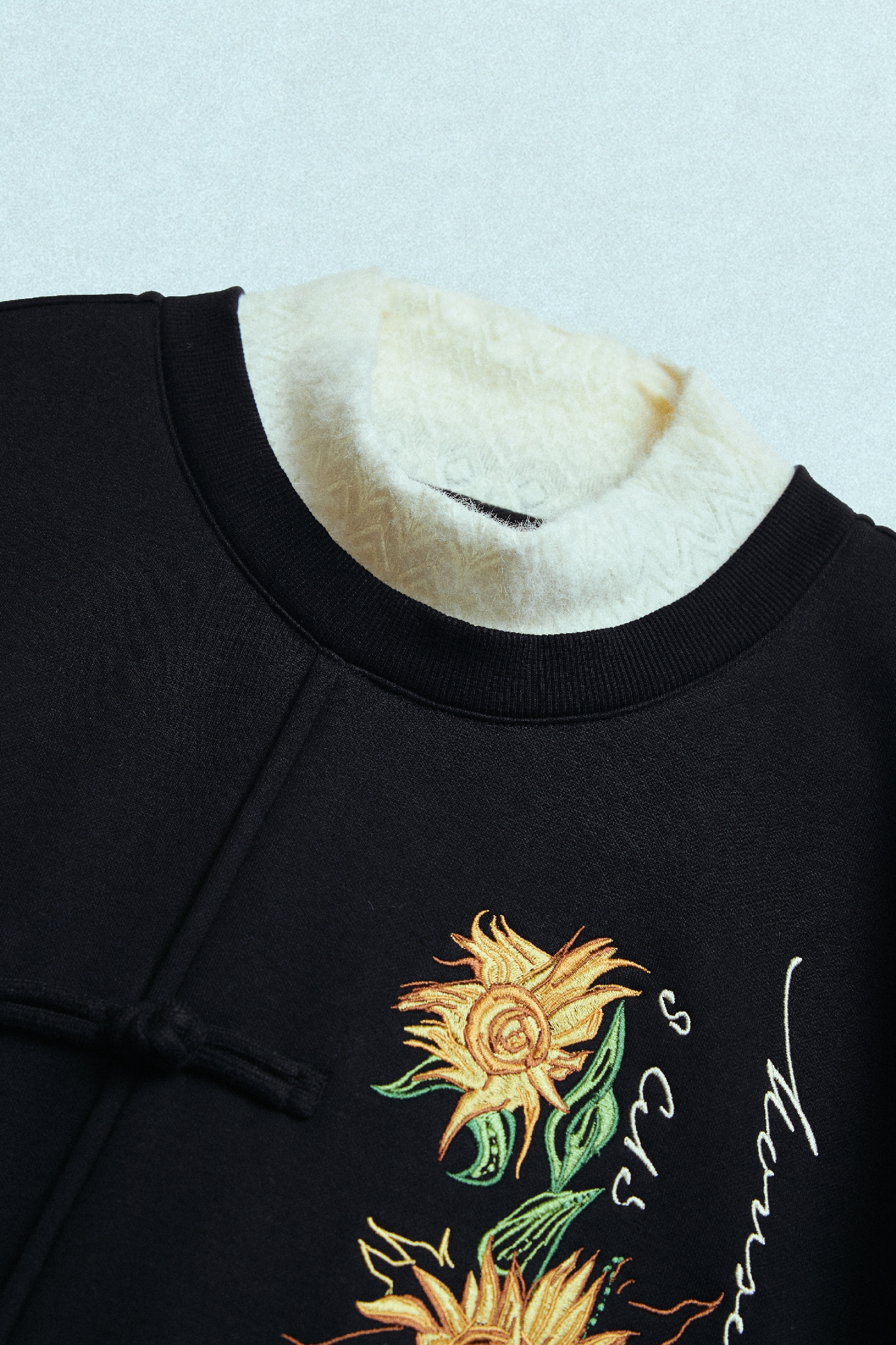 Van Gogh-Inspired Modern Chinese-Style Skirt Set