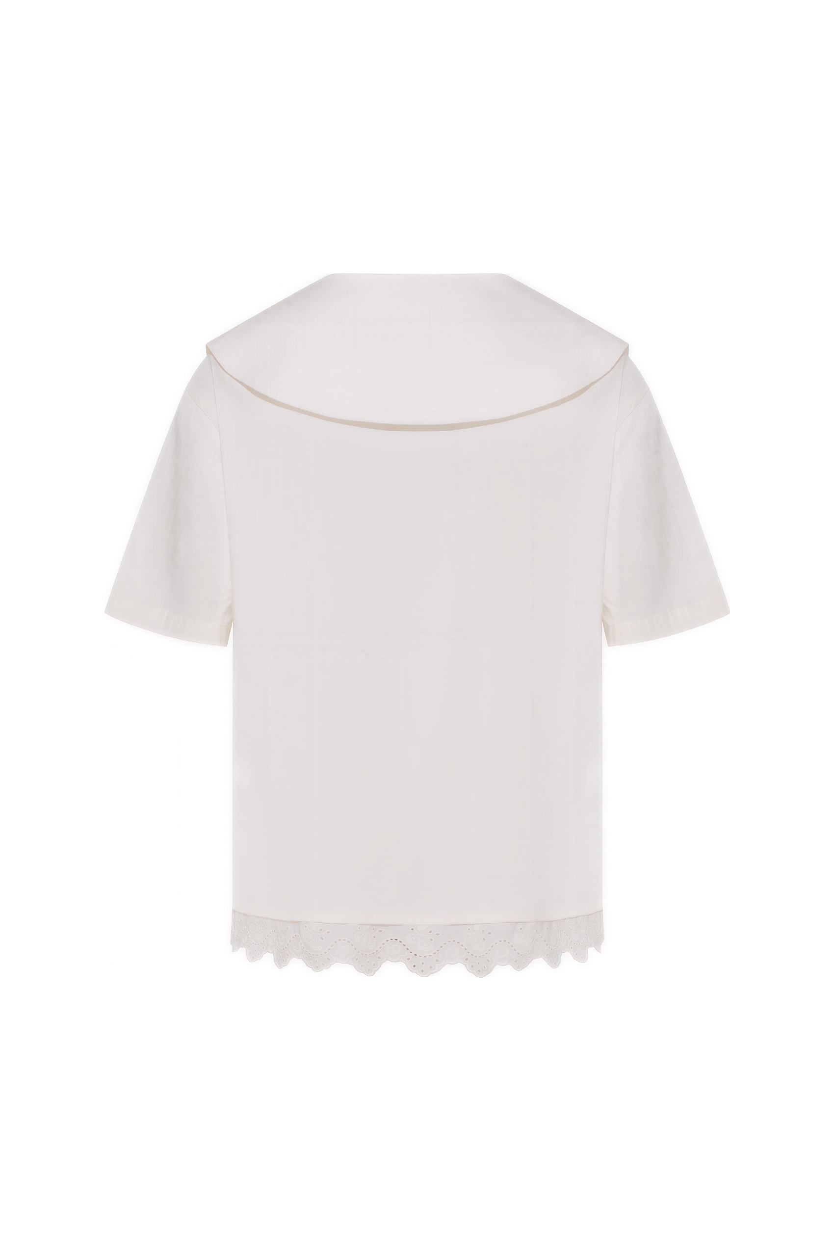 Matisse-Inspired Casual Peter Pan Collar Shirt-LYONSENS