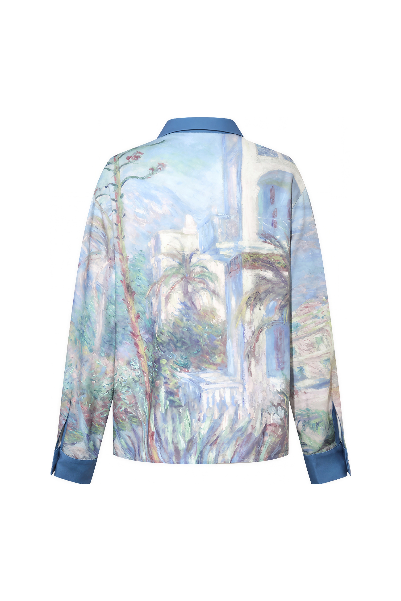 Monet-Inspired Printed Designer Relaxed Shirt