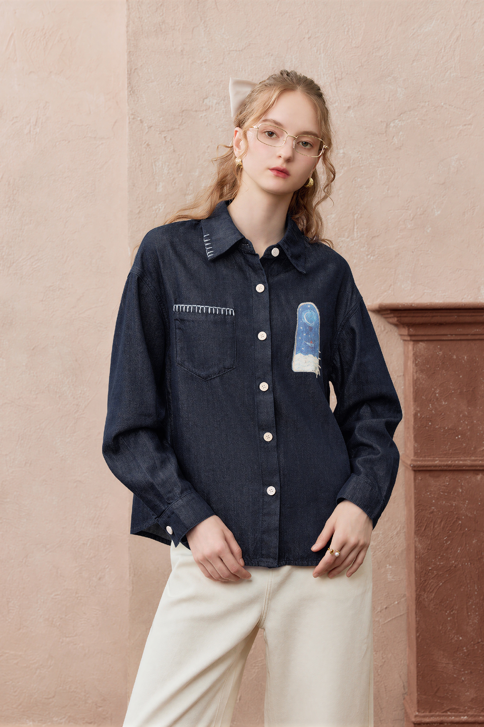 Emerging Artists Series Relaxed Denim Shirt