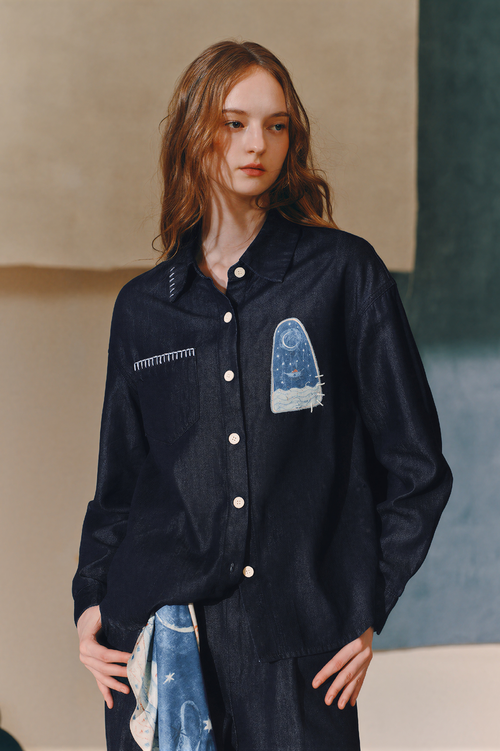 Emerging Artists Series Relaxed Denim Shirt
