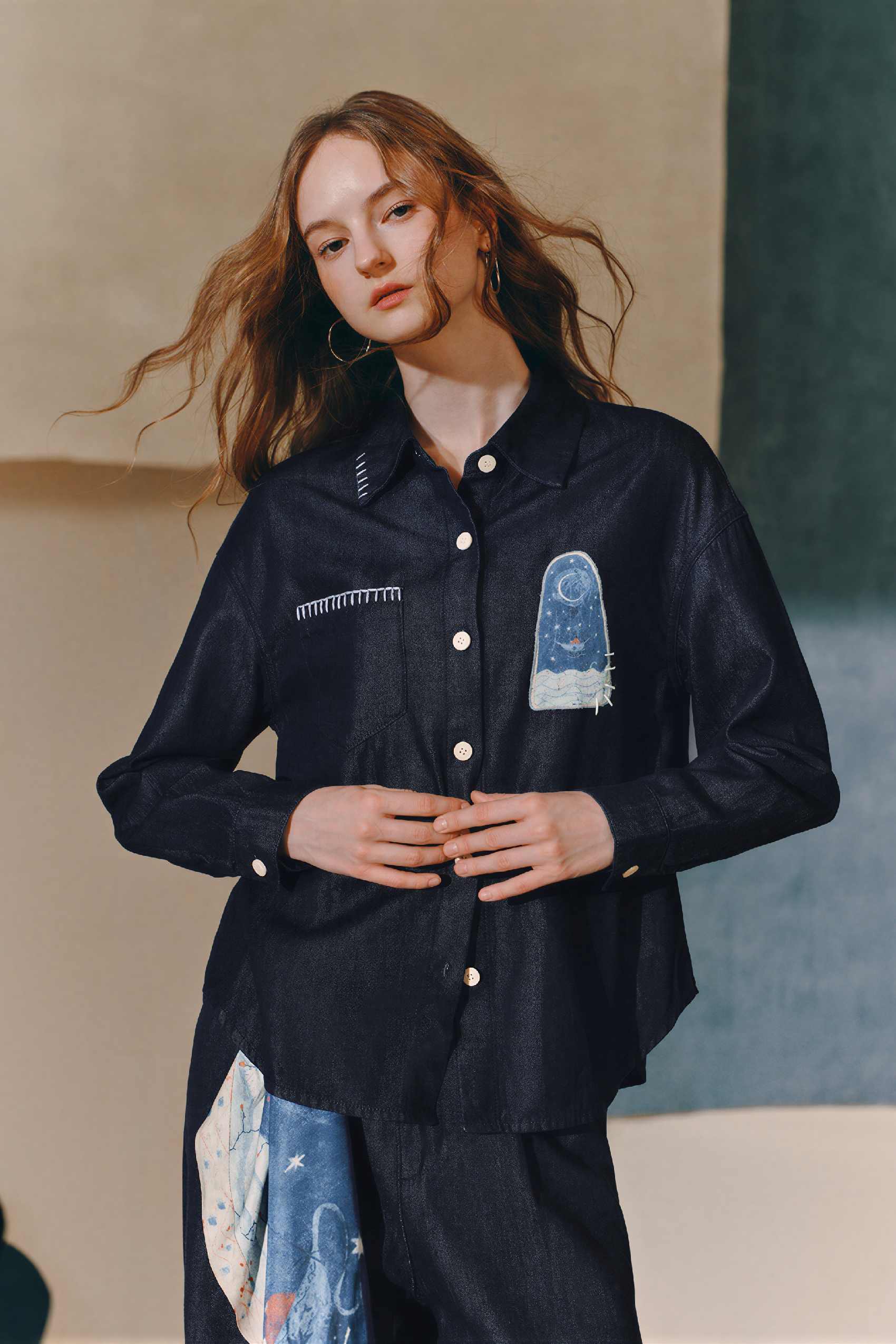 Emerging Artists Series Relaxed Denim Shirt