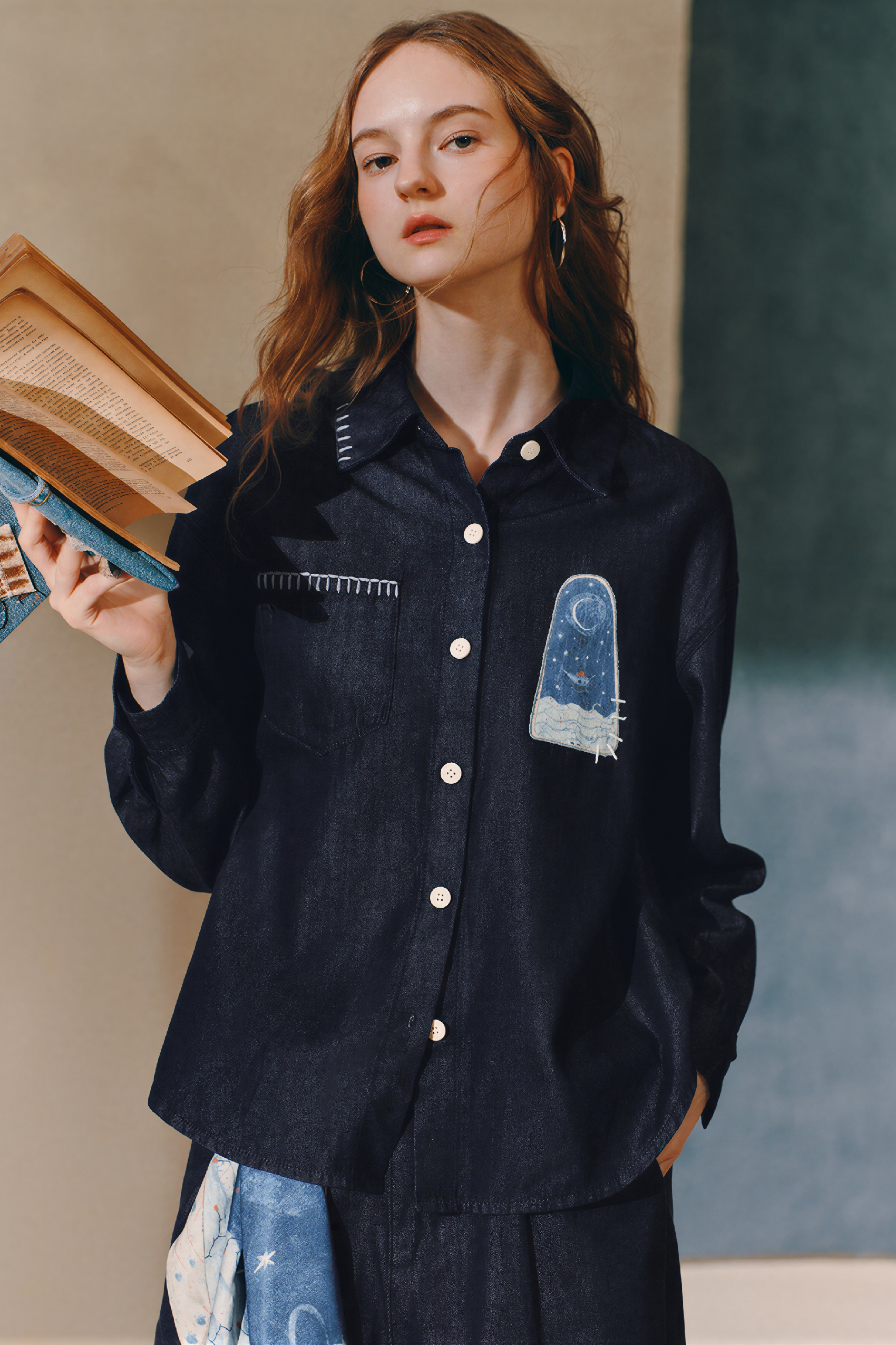 Emerging Artists Series Relaxed Denim Shirt