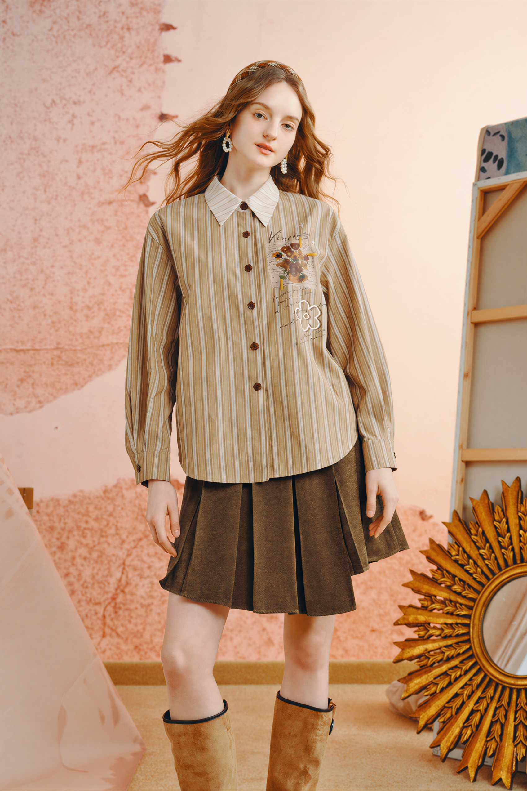 Very stylish long-sleeved shirt