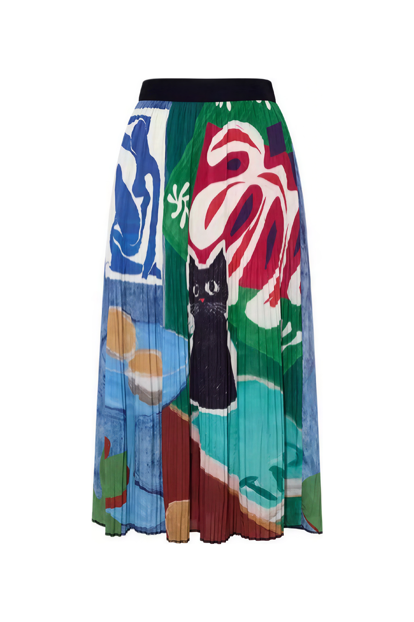 Art-Inspired A-Line Designer Skirt