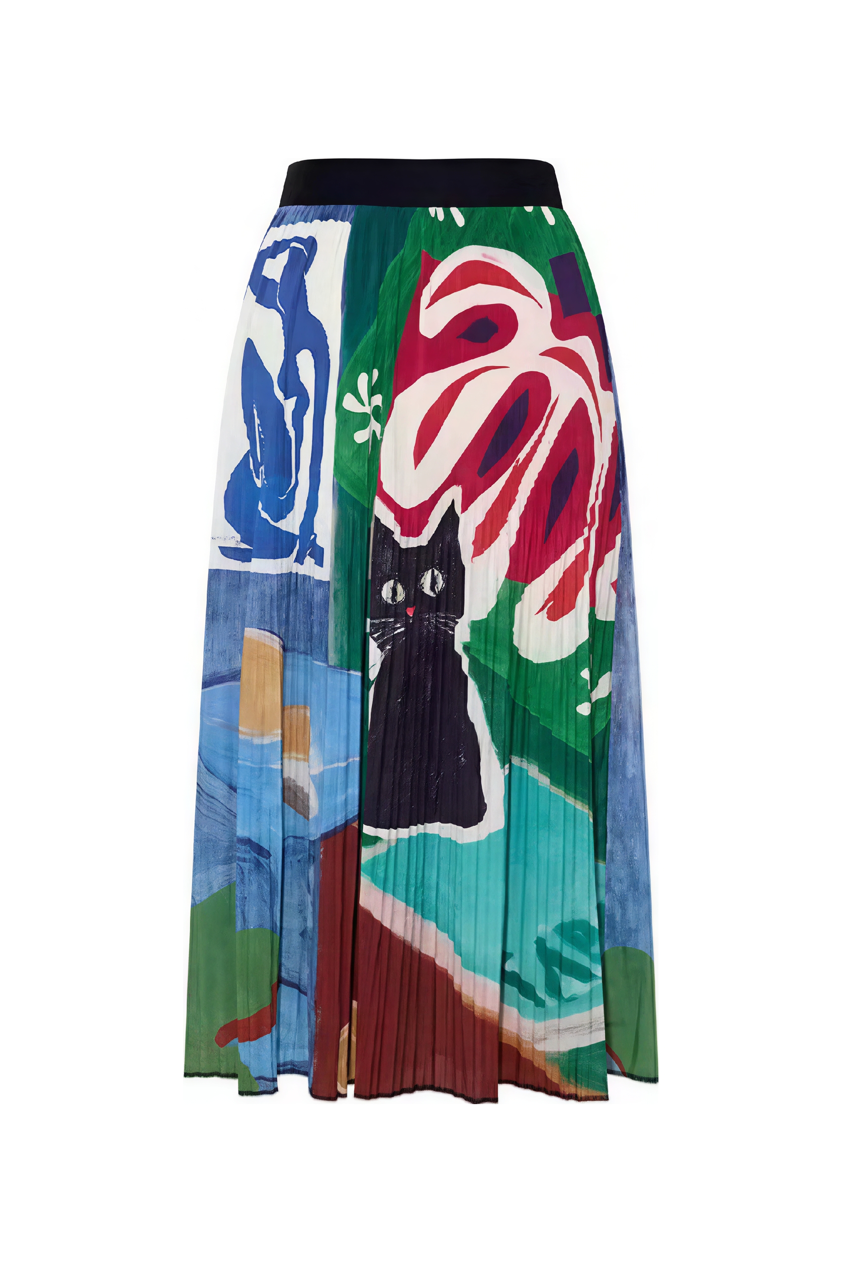 Art-Inspired A-Line Designer Skirt