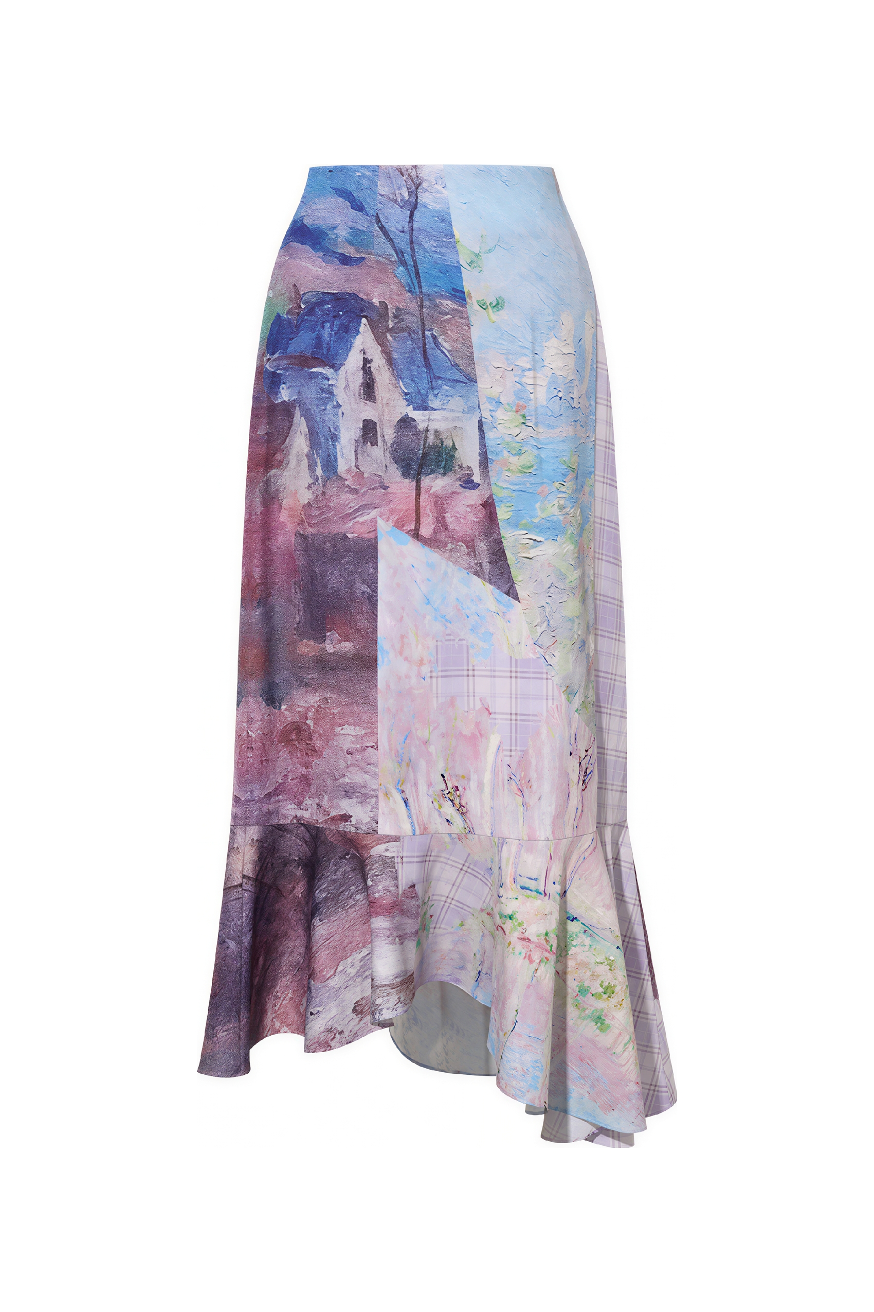 Artistic Designer Midi Skirt