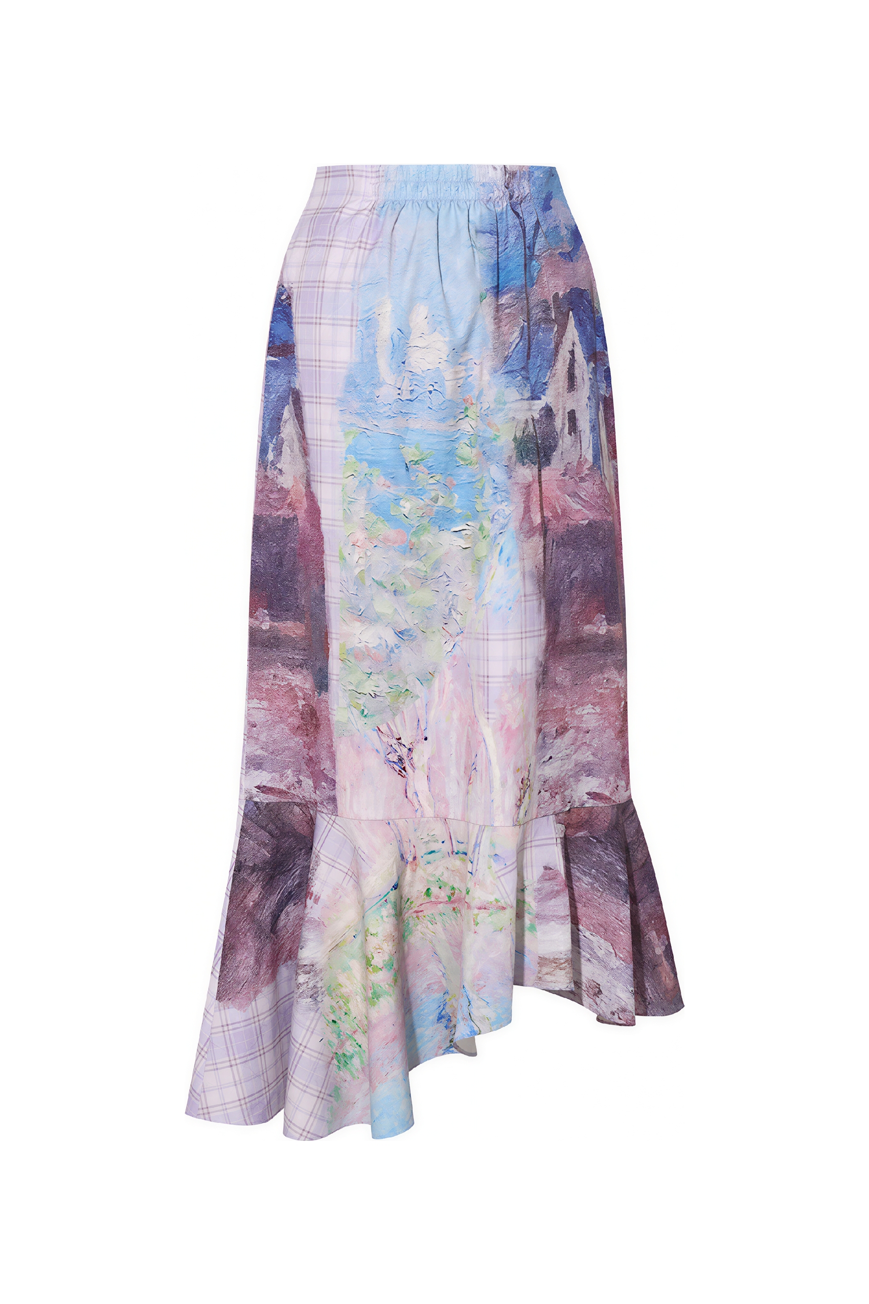Artistic Designer Midi Skirt