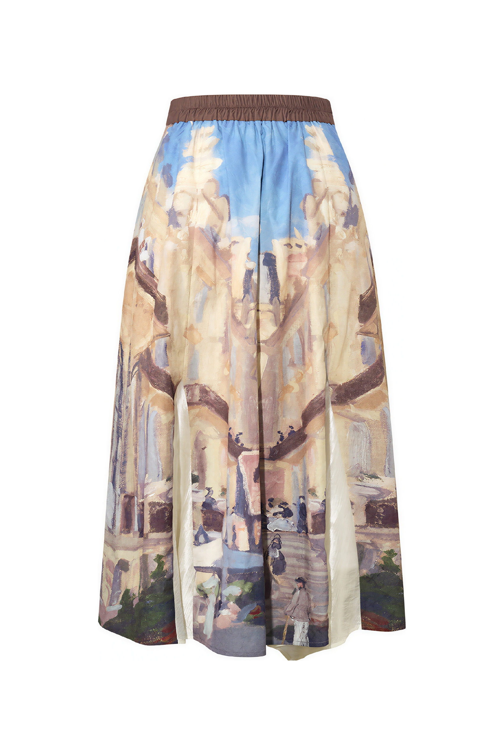 Monet-Inspired Art-Inspired Oil Painting Skirt