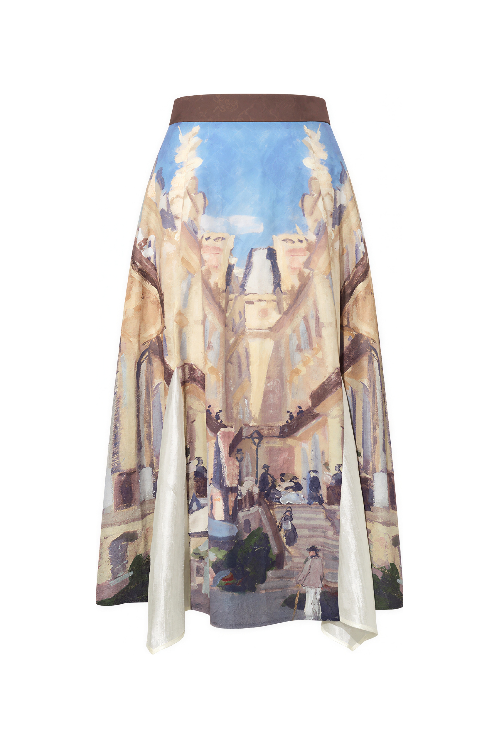 Monet-Inspired Art-Inspired Oil Painting Skirt