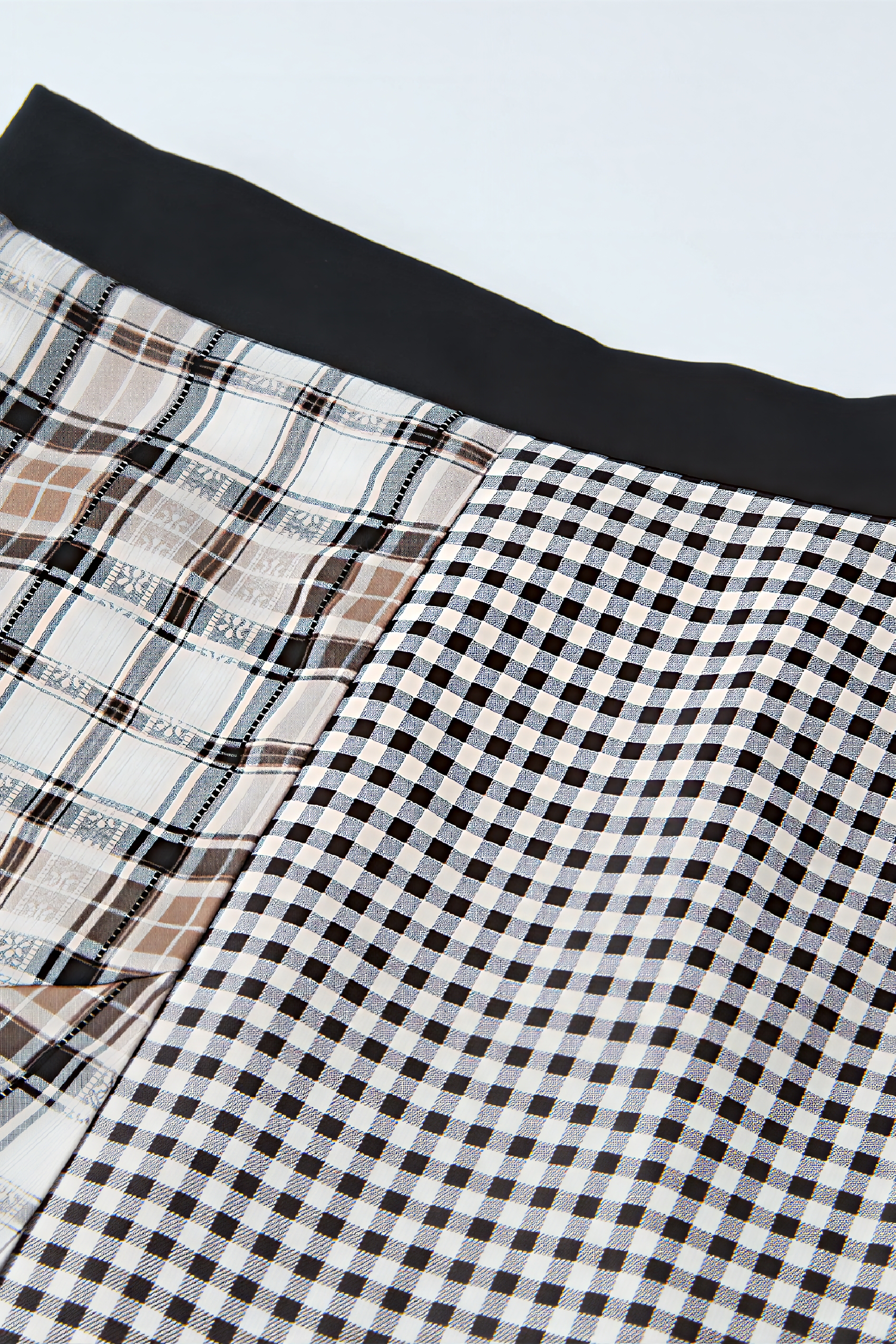 Monet-Inspired Asymmetric Patchwork Maxi Skirt