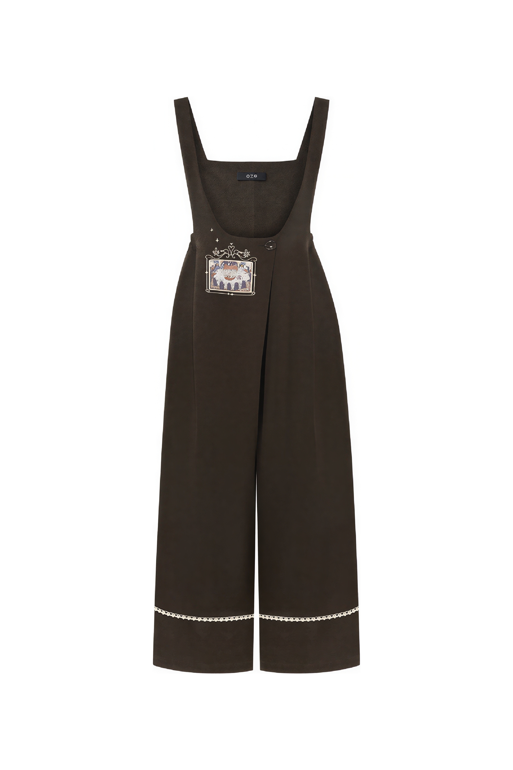 Emerging Artists Series High-Waisted Overalls