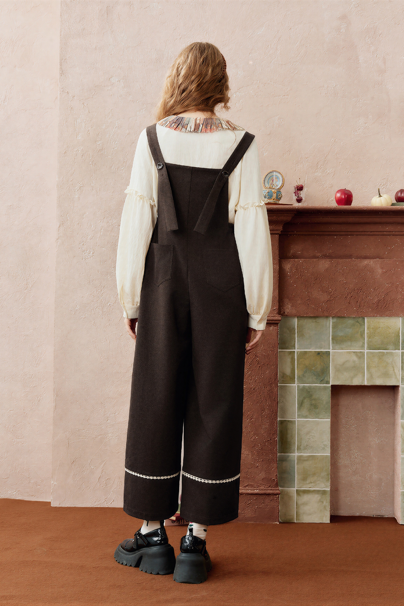 Emerging Artists Series High-Waisted Overalls