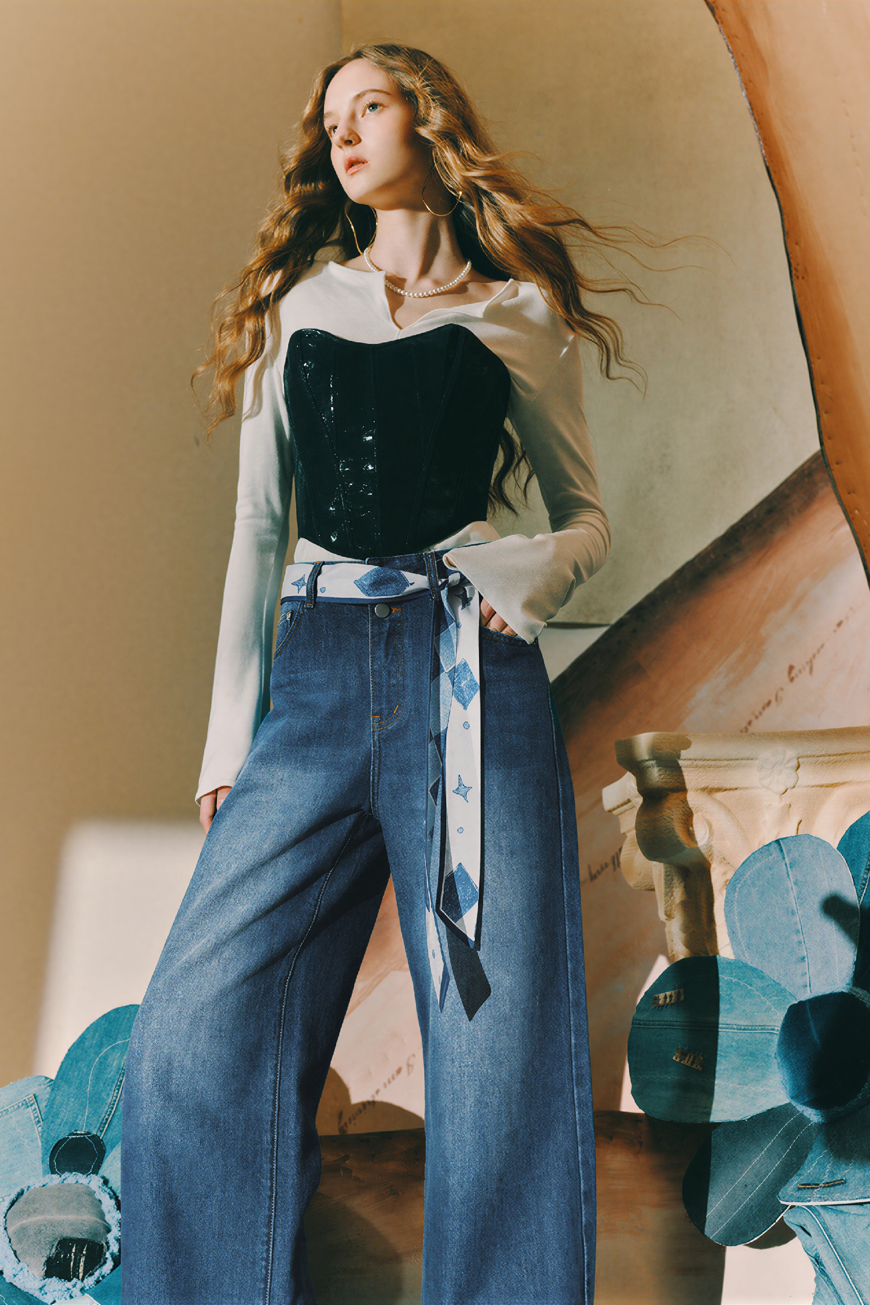 Emerging Artists Series Straight-Leg Jeans