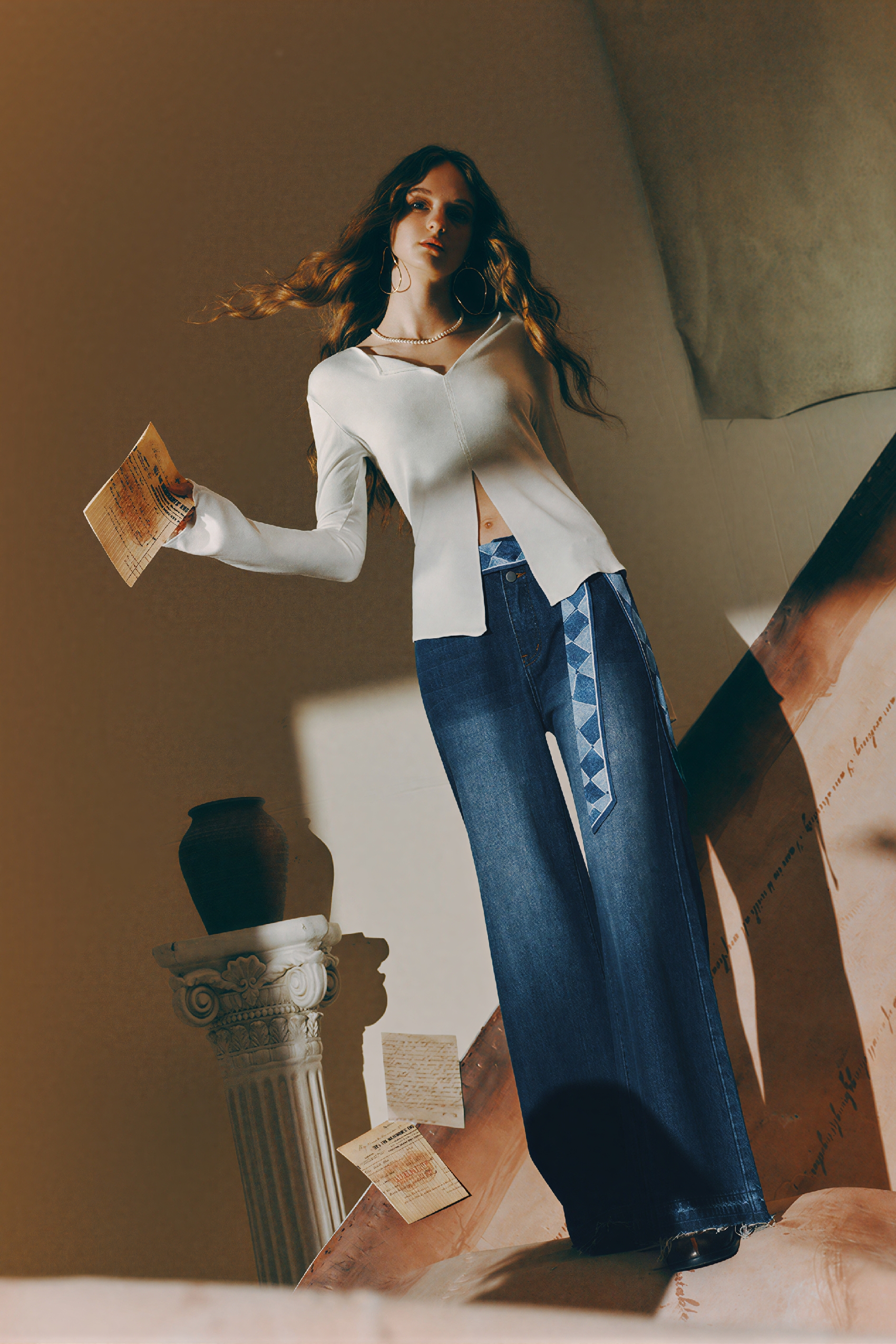 Emerging Artists Series Straight-Leg Jeans