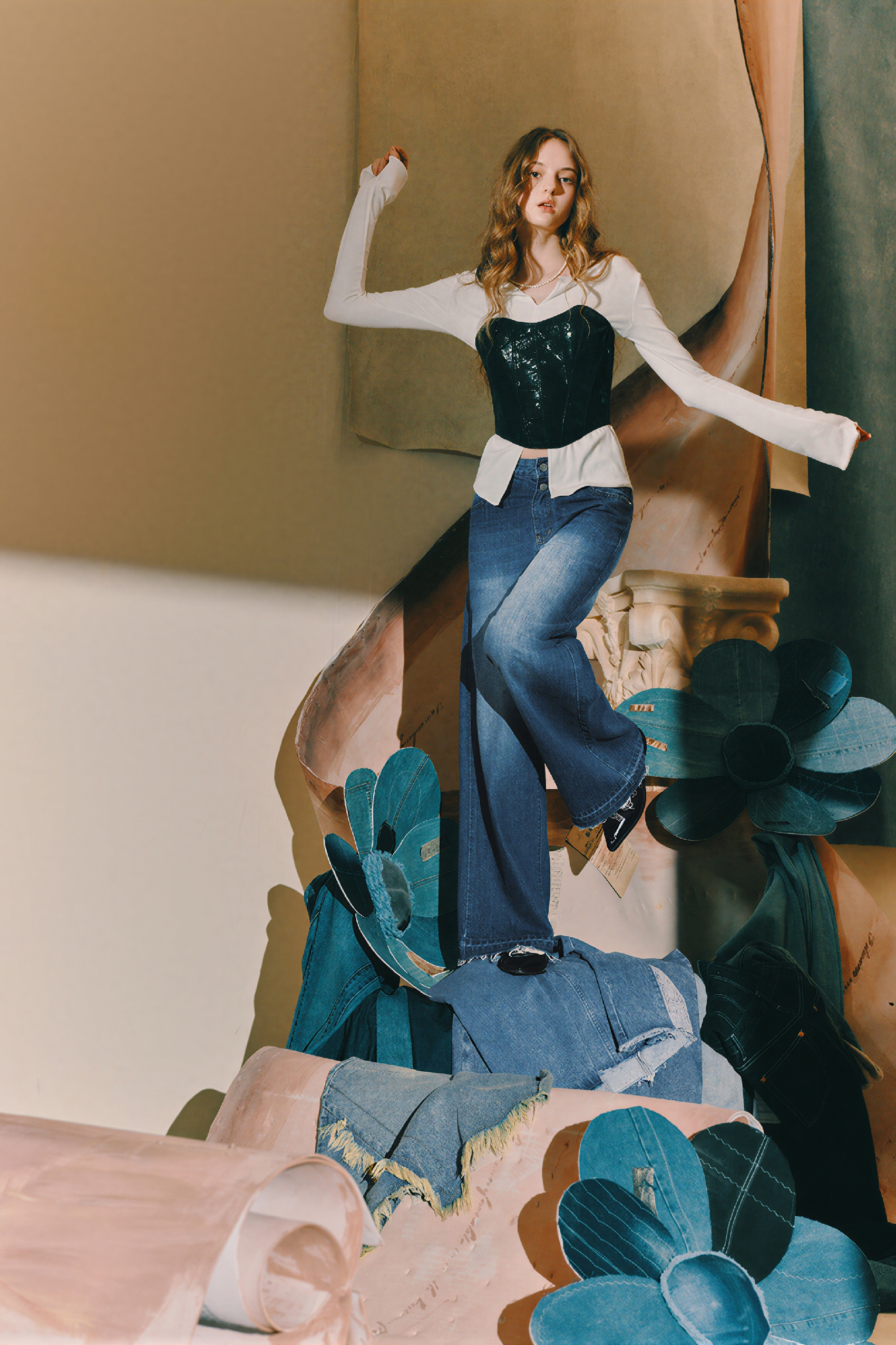 Emerging Artists Series Straight-Leg Jeans