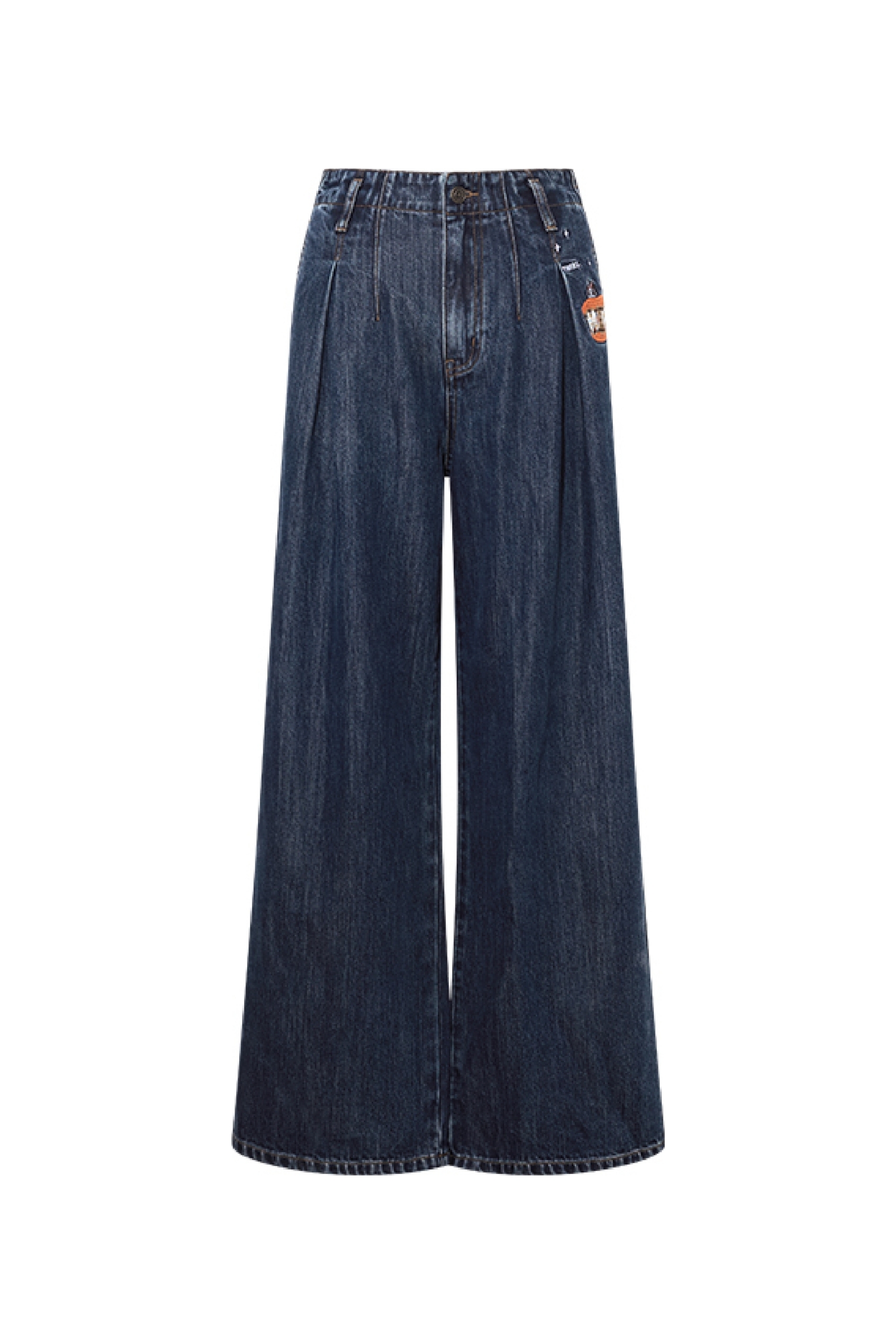 Emerging Artists Series Loose Wide-Leg Jeans-LYONSENS