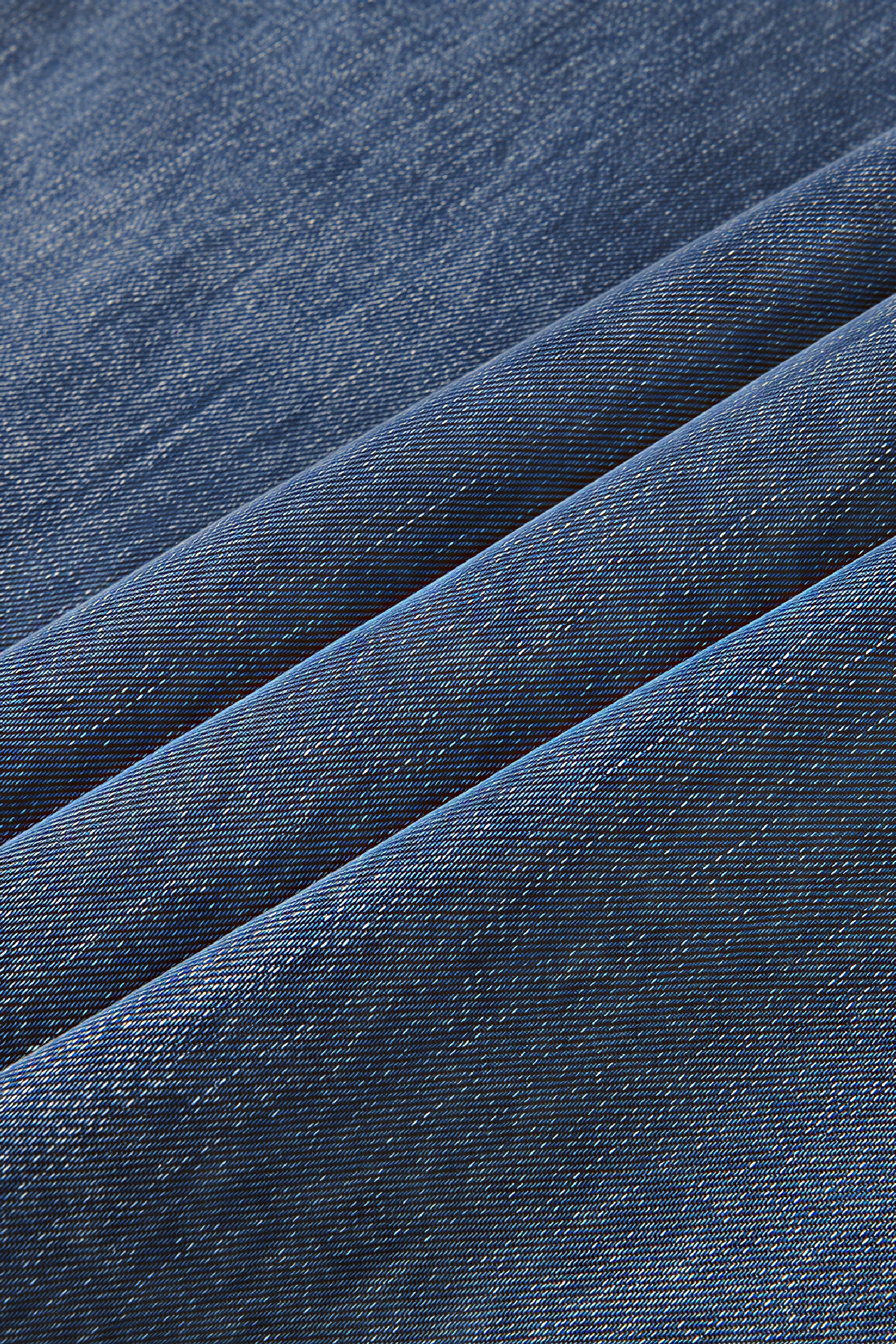 Van Gogh-Inspired Dark Vintage Wide-Leg Denim Pants