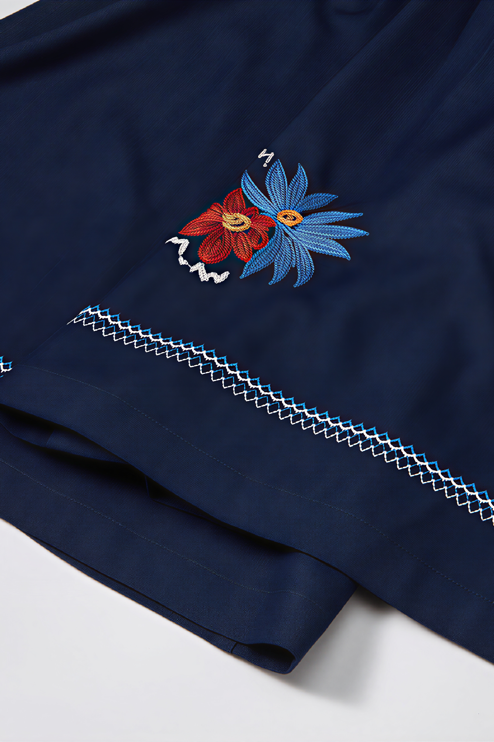 Matisse-Inspired Vintage Cropped Wide-Leg Skort