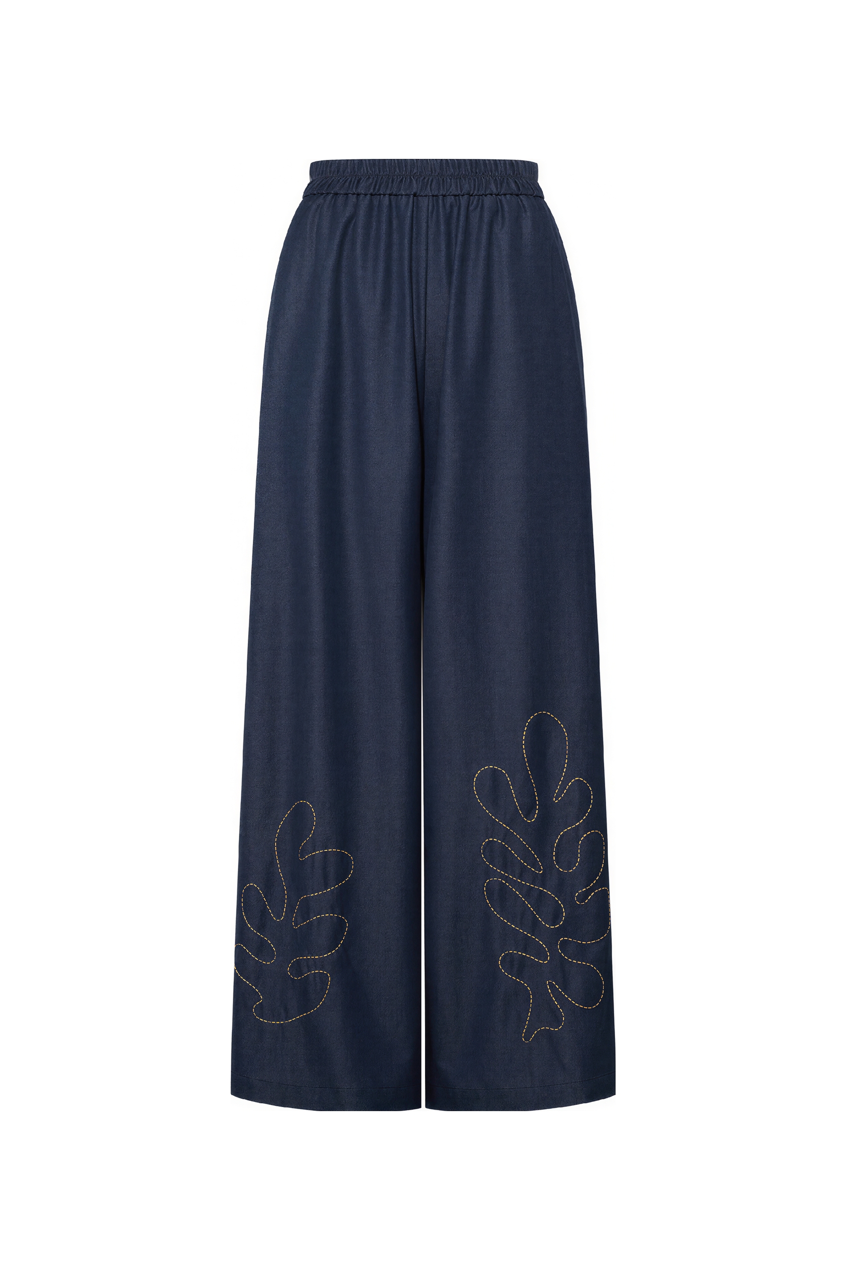 Matisse-Inspired High-Waisted Wide-Leg Work Pants