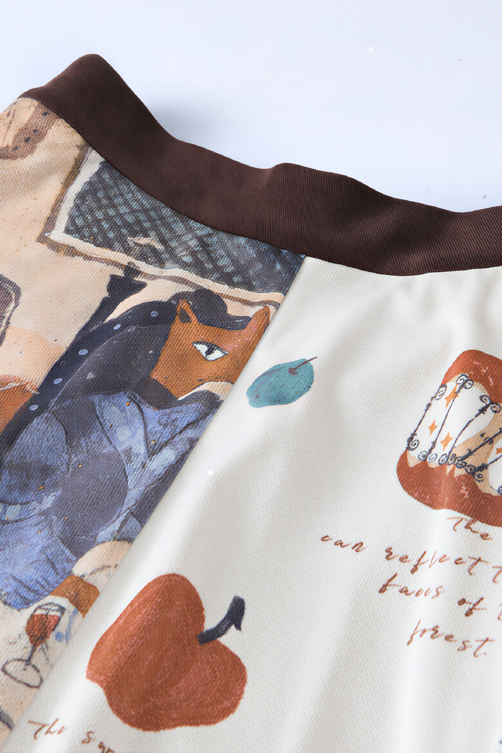 Relaxed Faux Layered Cropped Wide-Leg Culottes