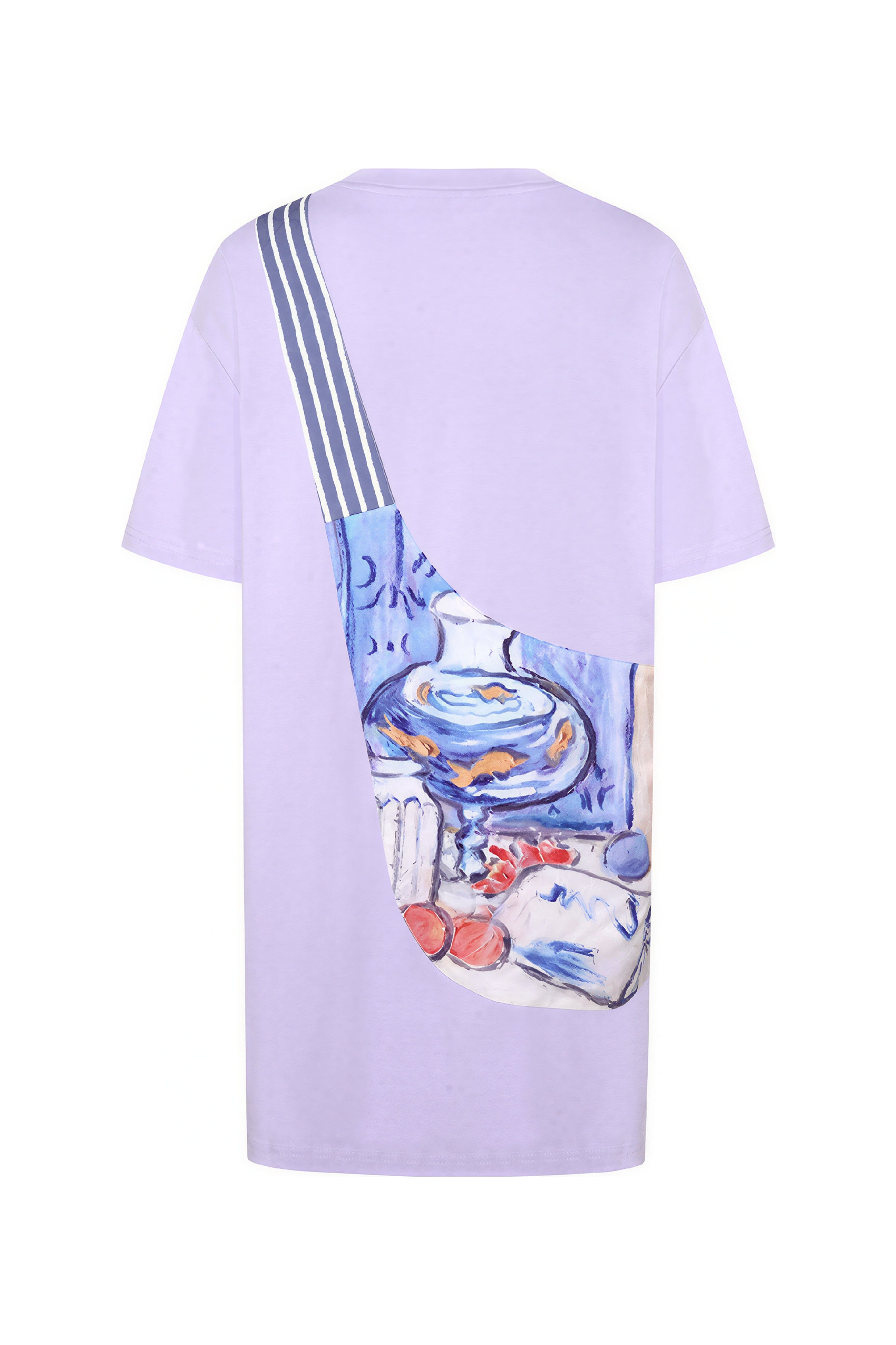 Emerging Artists Series Purple T-Shirt Dress-LYONSENS