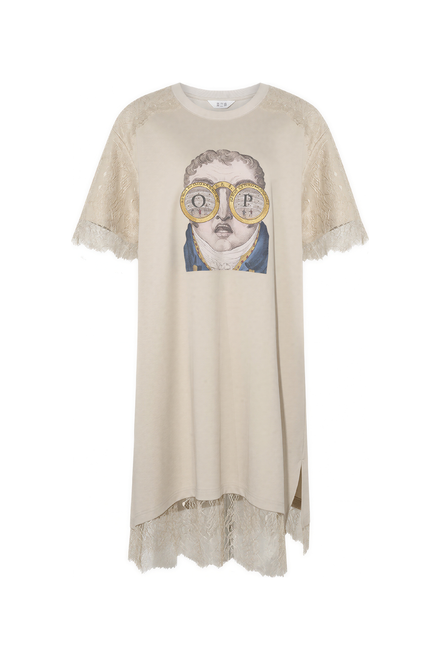 Patchwork Relaxed T-Shirt Dress