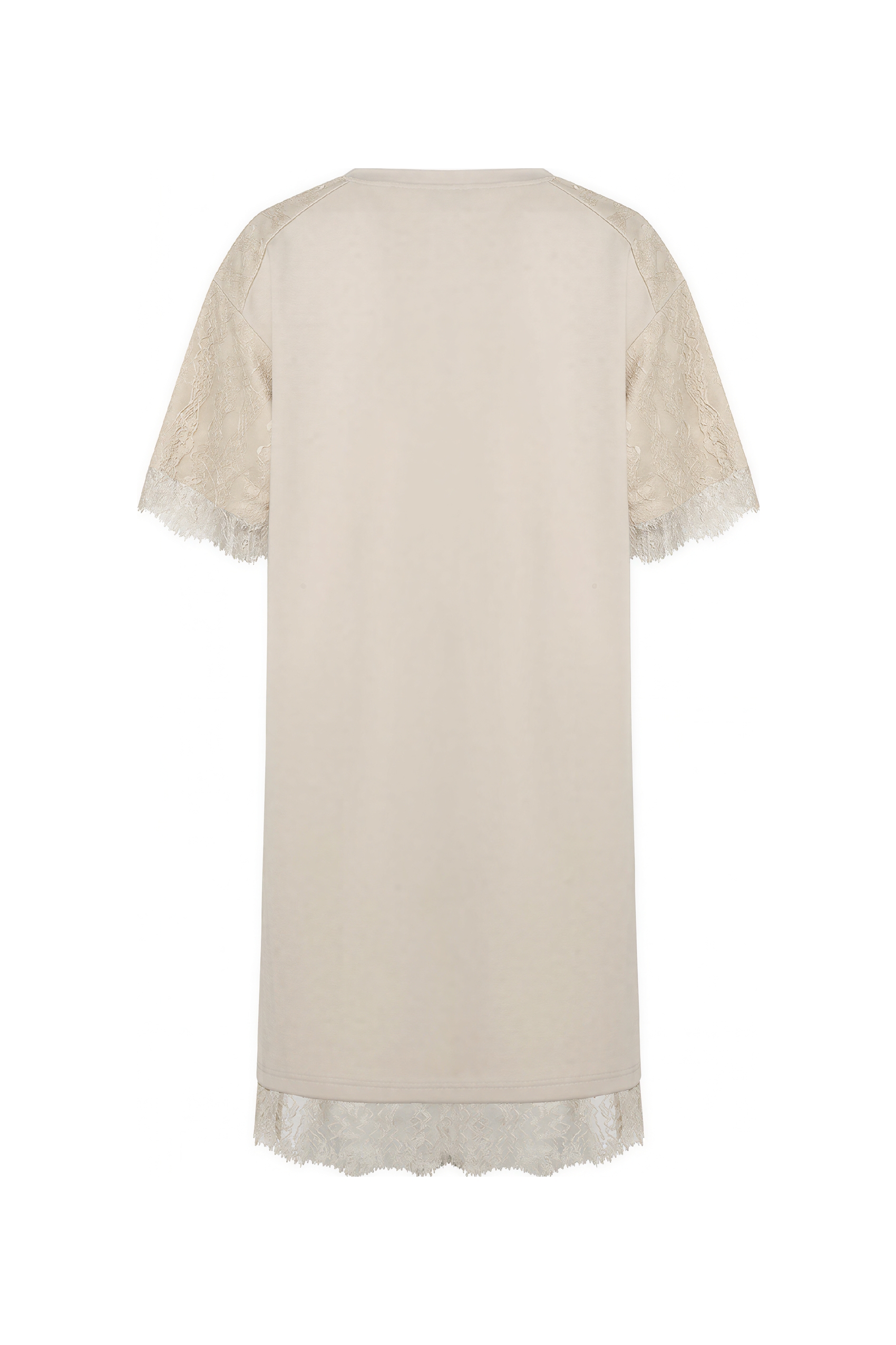 Patchwork Relaxed T-Shirt Dress