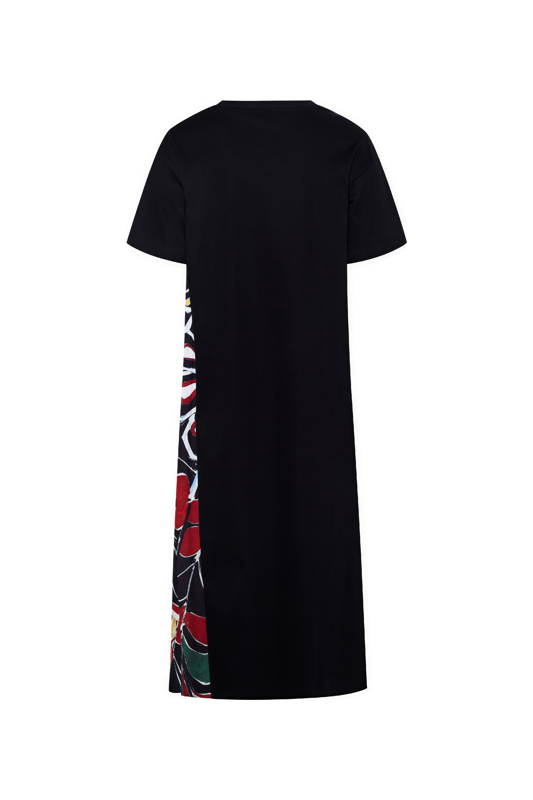 Matisse-Inspired French Relaxed Maxi T-Shirt Dress