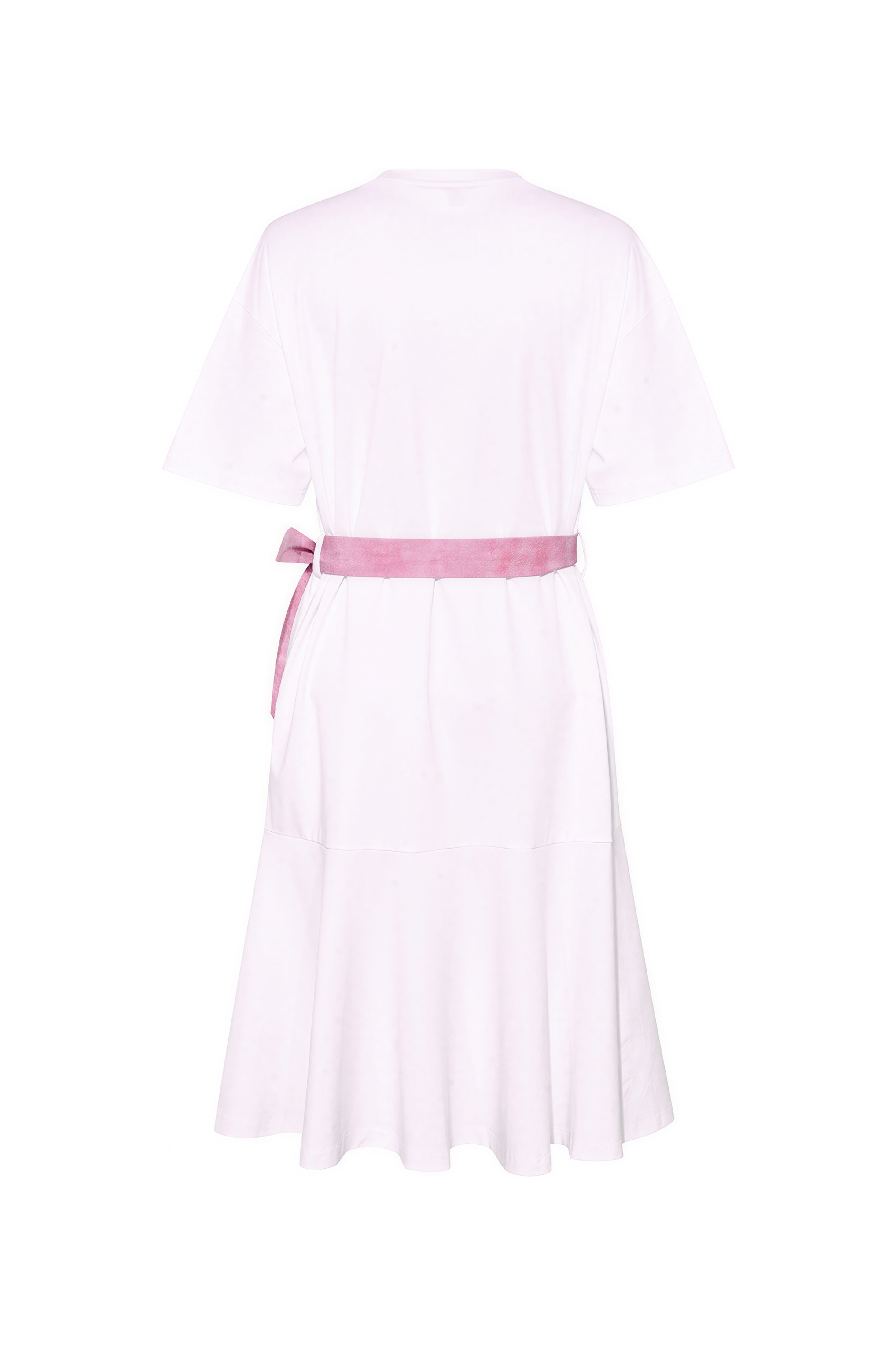 French Patchwork Faux Two-Piece Dress